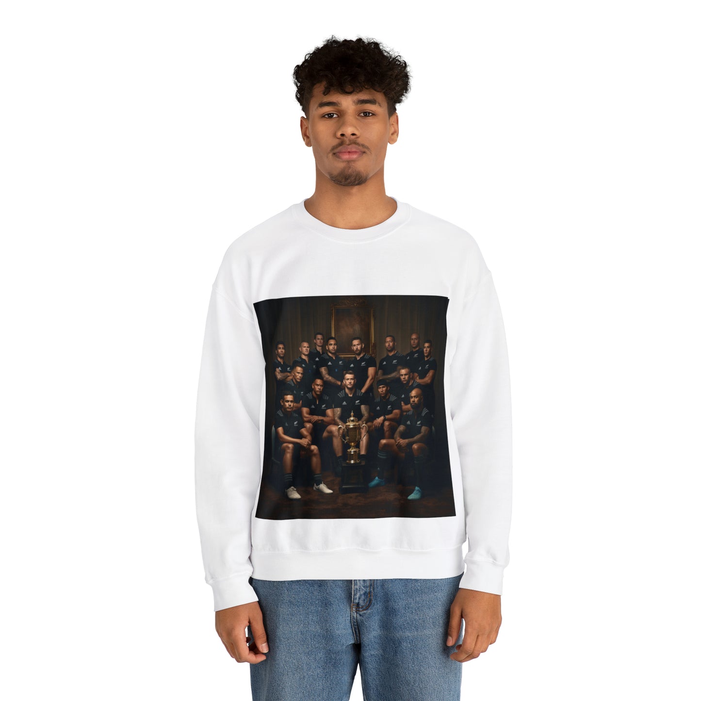 All Blacks with Web Ellis Cup - light sweatshirts