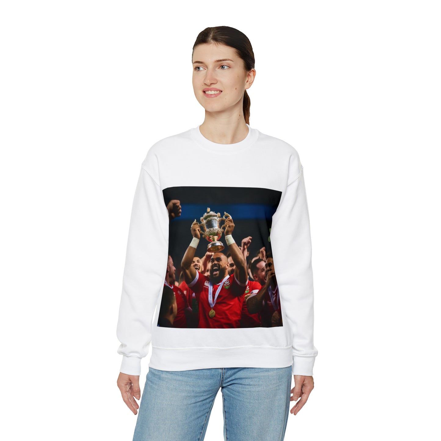 Tonga lifting the RWC - light sweatshirts