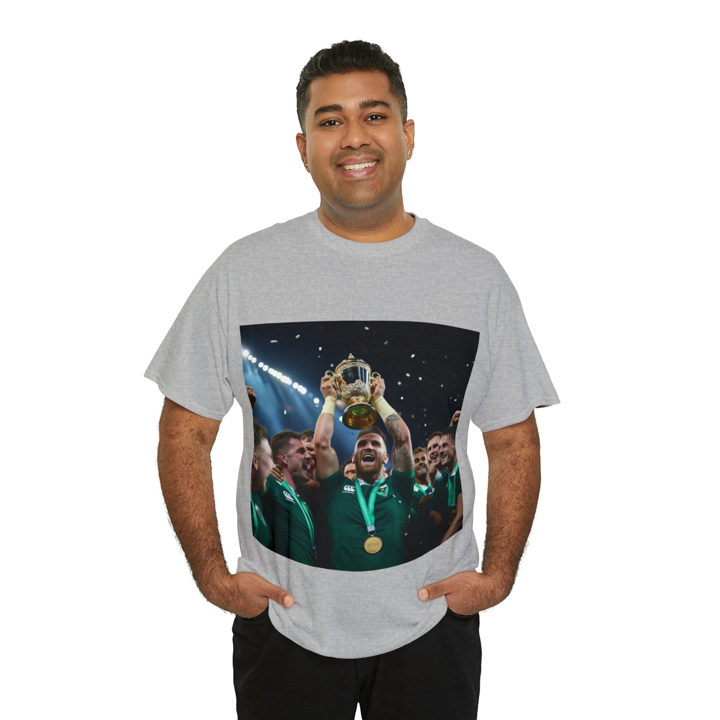Ireland lifting the RWC - light shirts