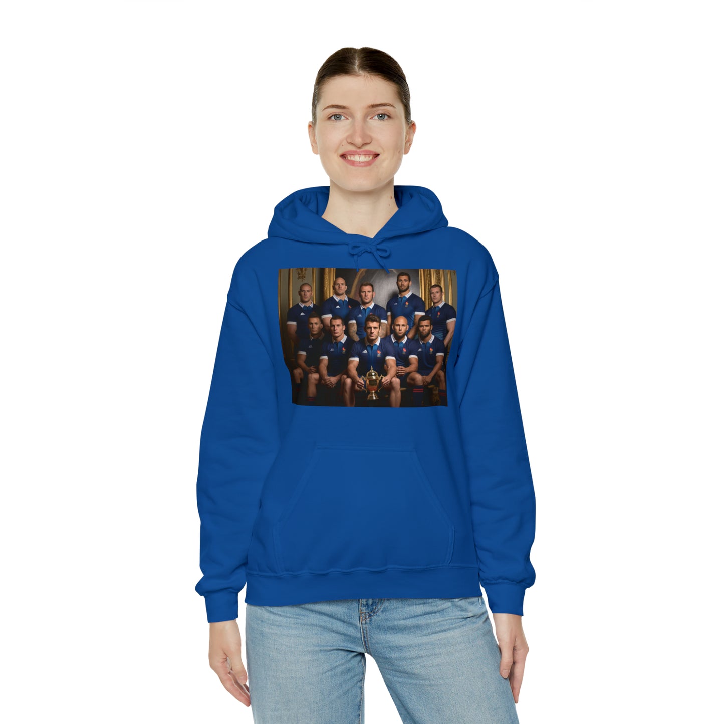 France World Cup Photoshoot - dark hoodies