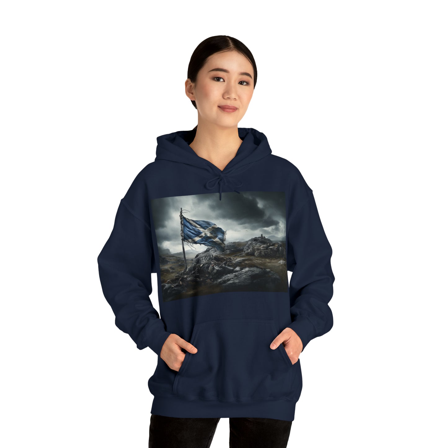 Scottish Flag - dark hoodies