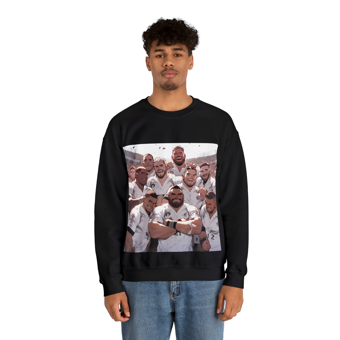 Comic book Fiji - black sweatshirt