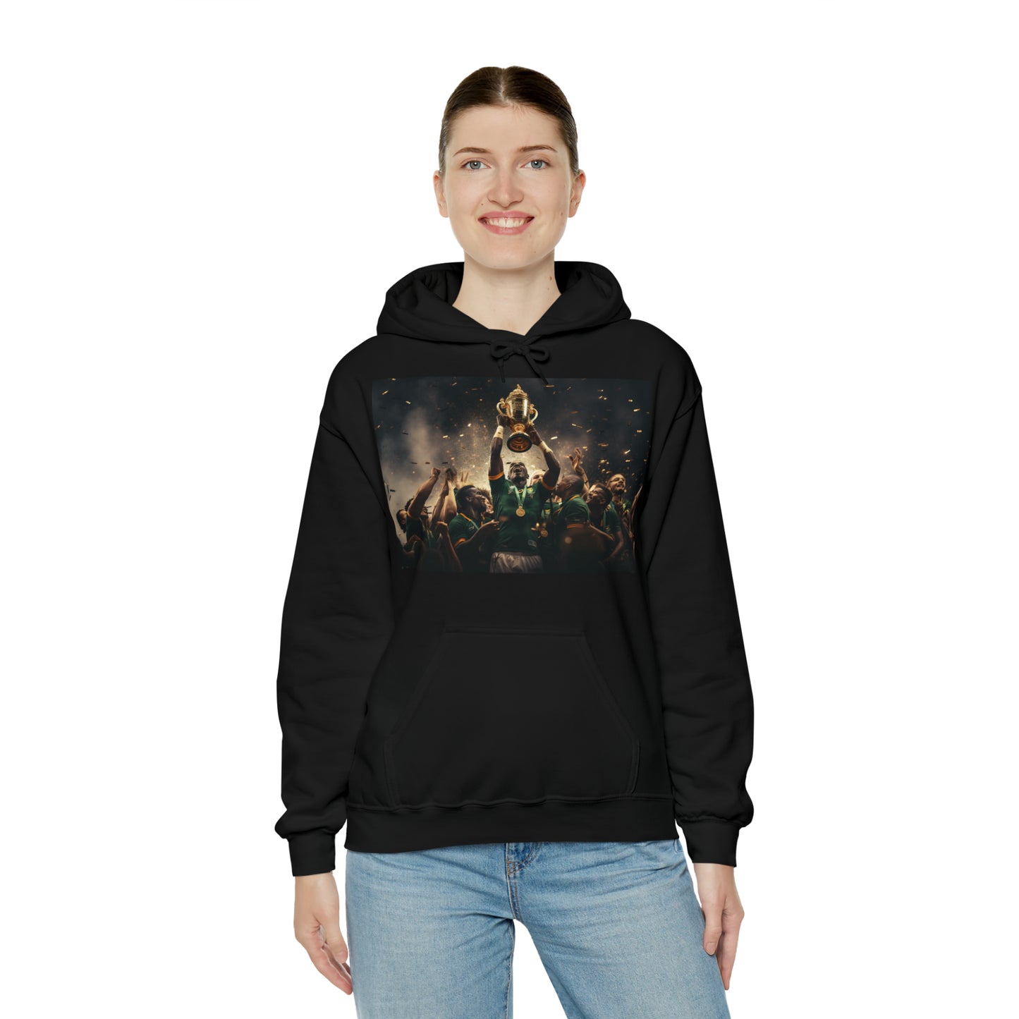 Springboks lifting RWC - dark hoodies