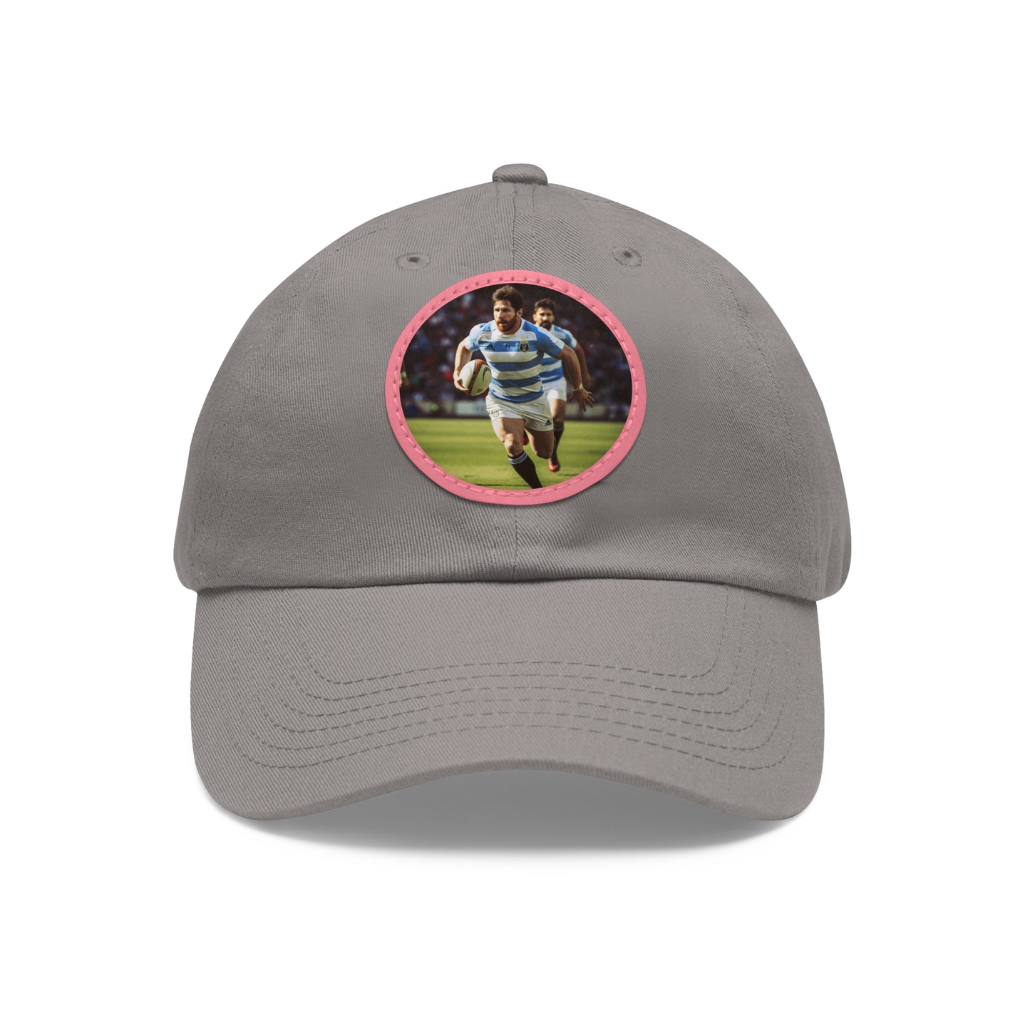 Rugby Messi Round Leather Patch Hat