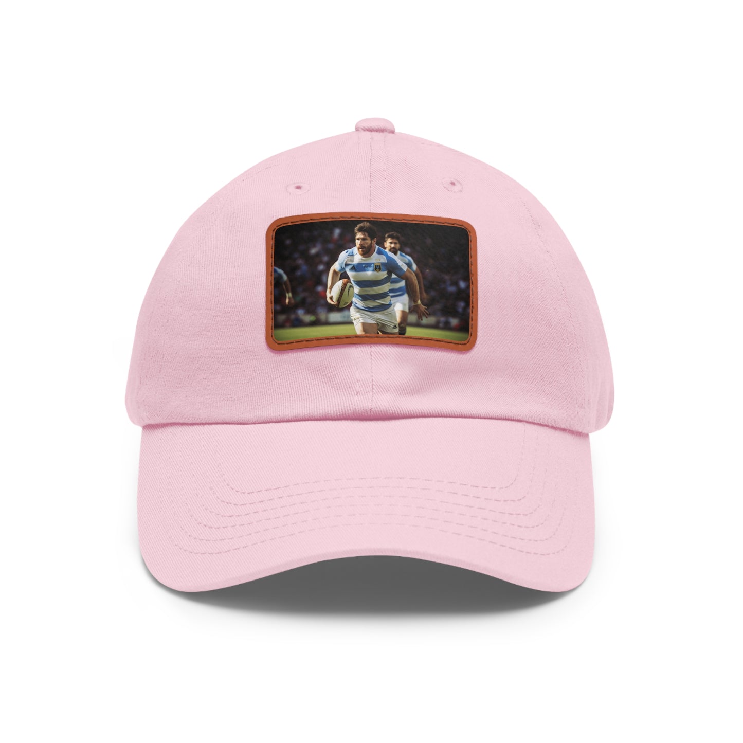 Rugby Messi Rectangle Leather Patch Hat