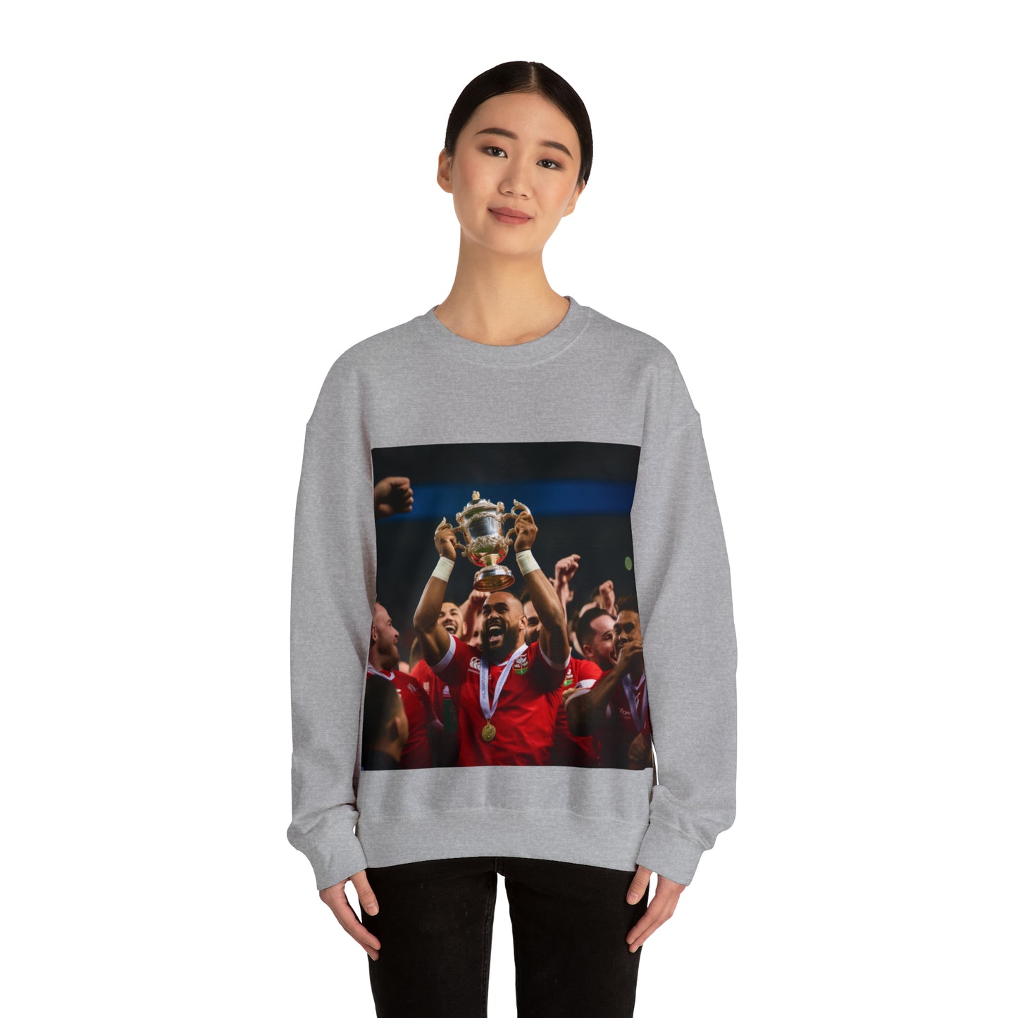 Tonga lifting the RWC - light sweatshirts