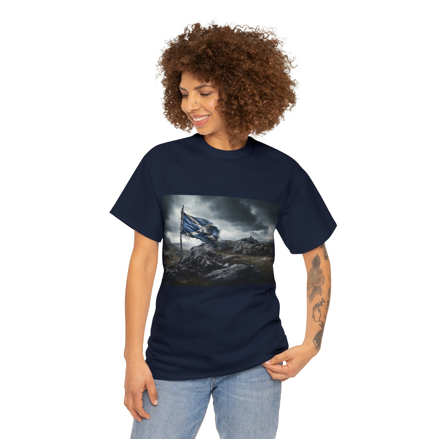Scottish Flag - dark shirts
