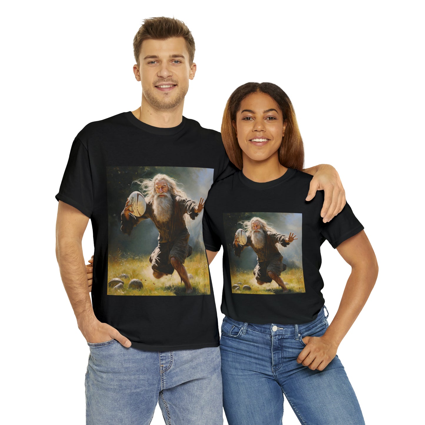 Rugby Gandalf - black shirt