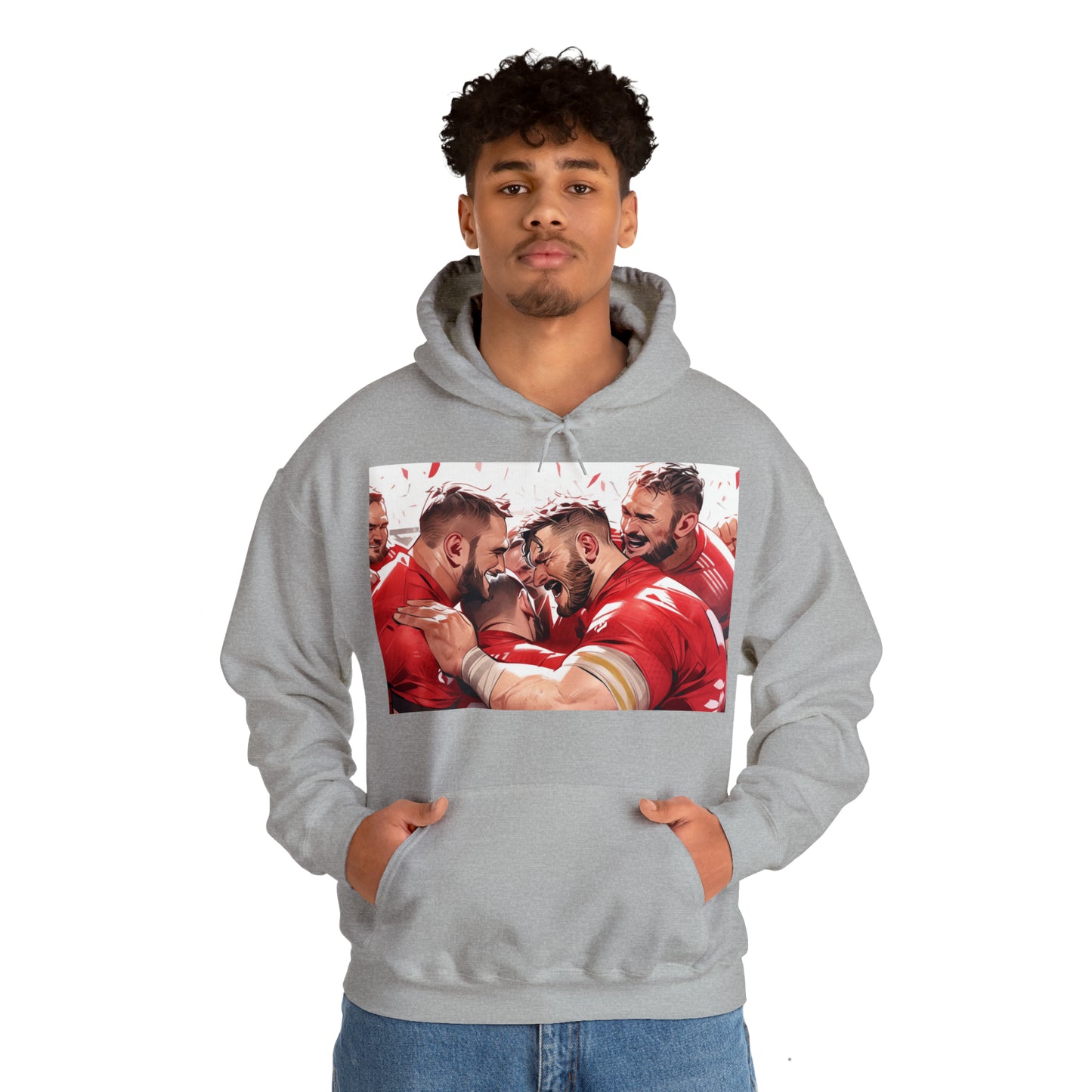 Post Match Wales - light hoodies