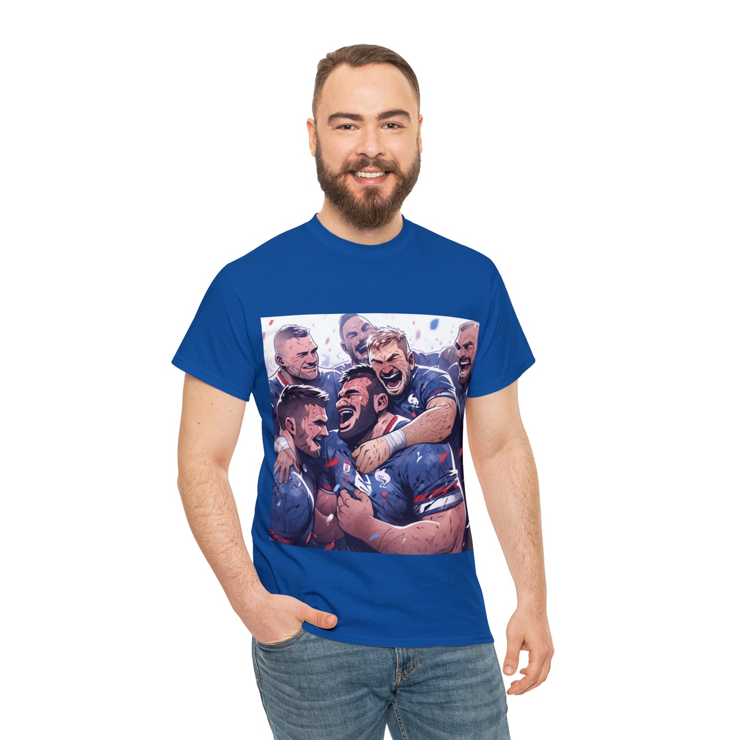 Post Match France - dark shirts