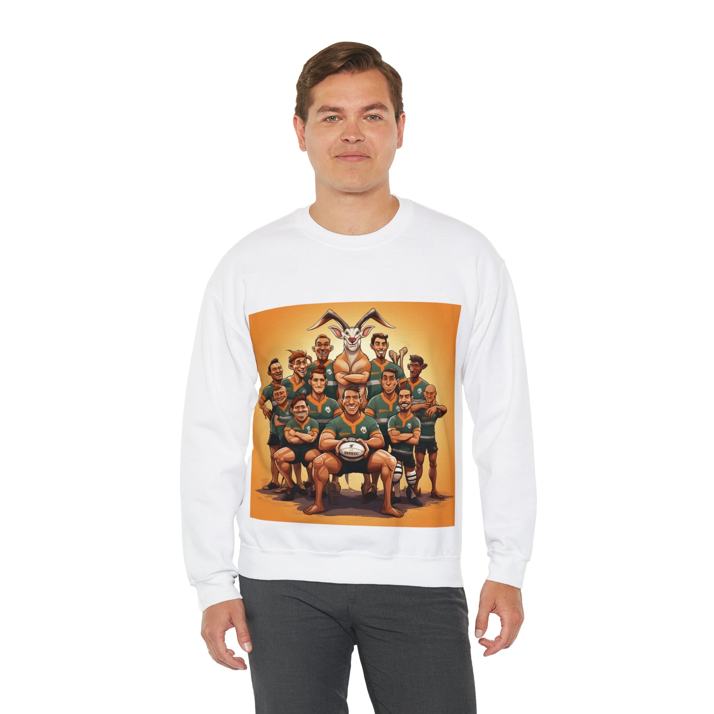 Springboks Team Photo - light sweatshirt