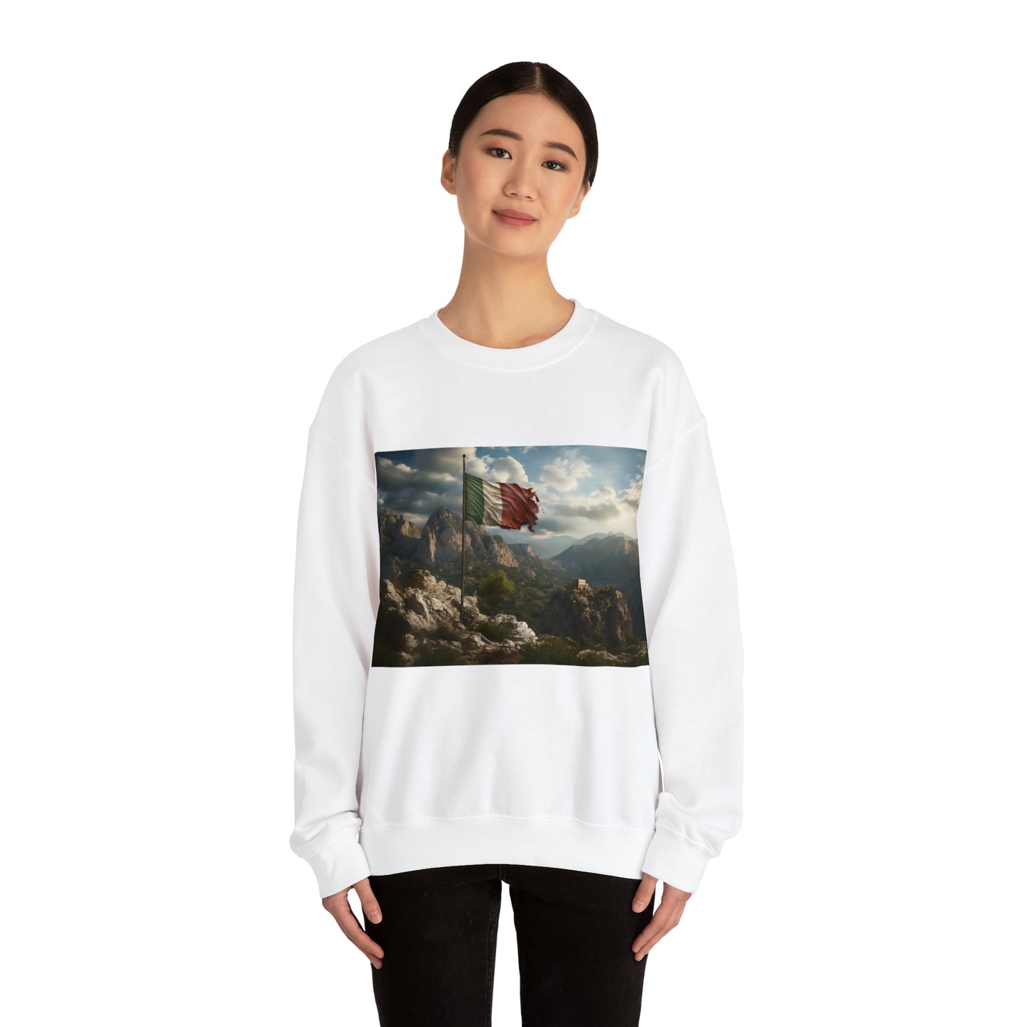 Italy Flag - light sweatshirts