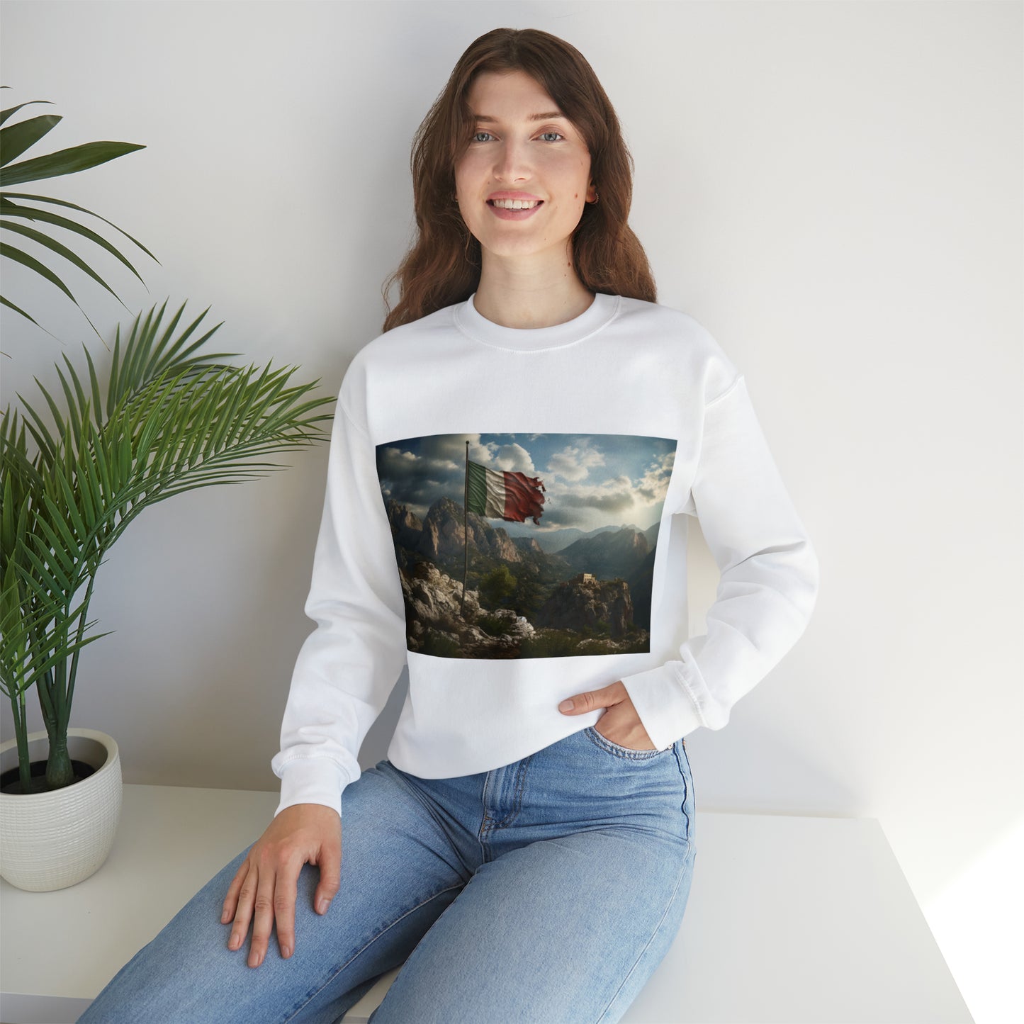 Italy Flag - light sweatshirts