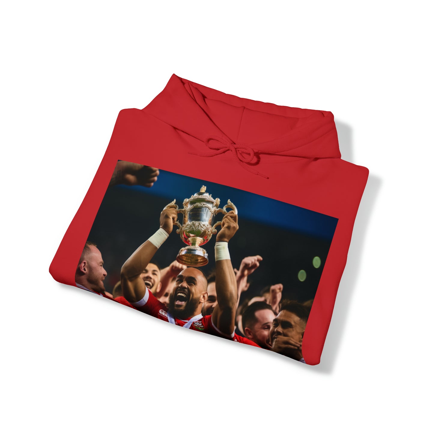 Tonga lifting the RWC - dark hoodies