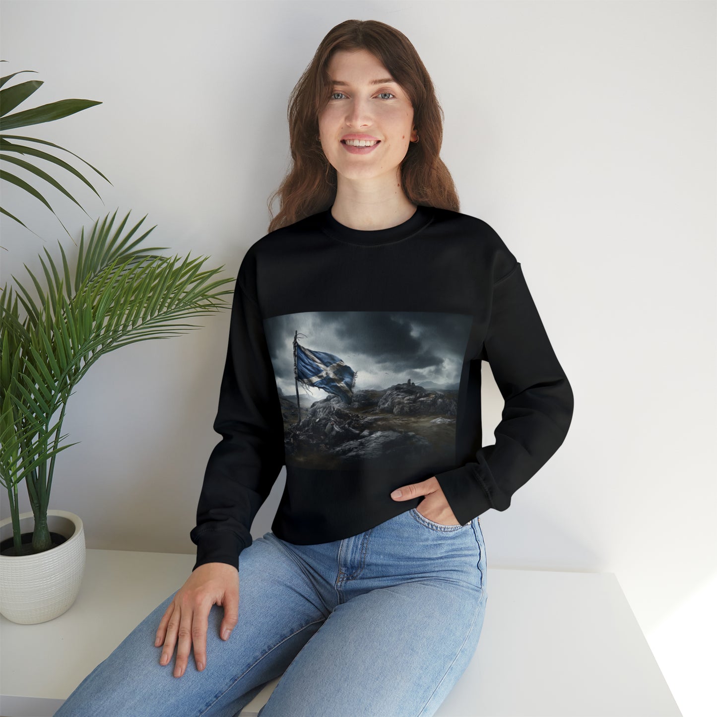 Scottish Flag - dark sweatshirts