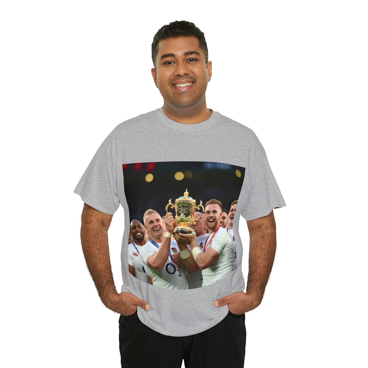 England Celebrating Winning World Cup - light shirts