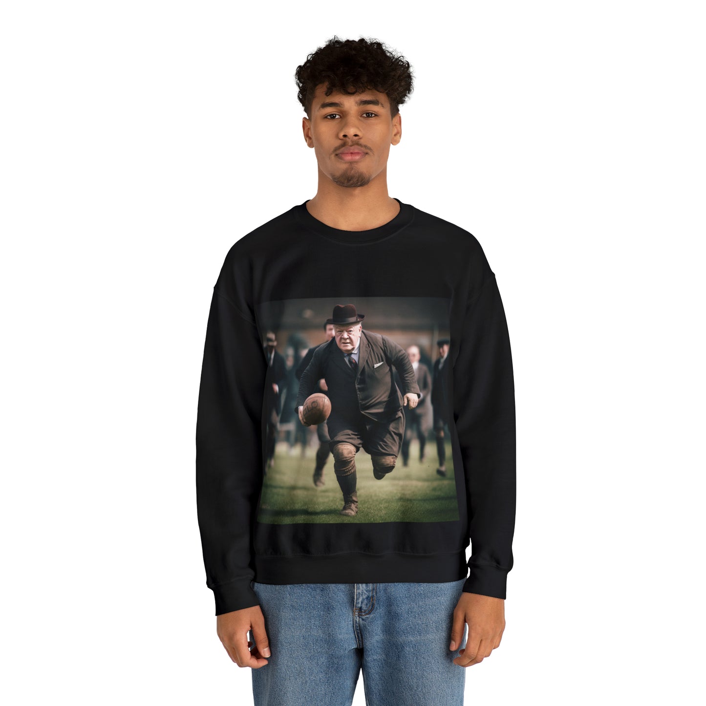 Winston Churchill - black sweatshirt