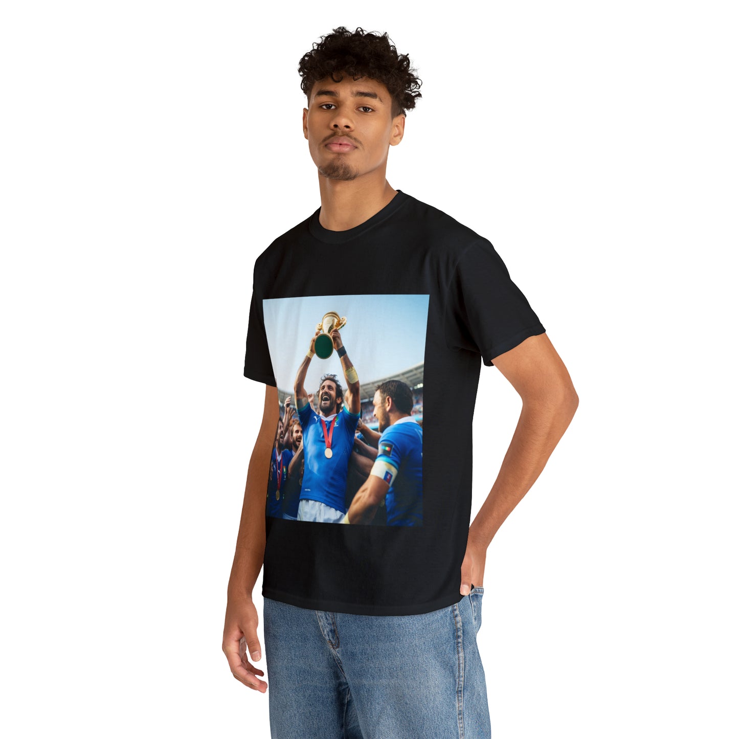 Italy Lifting the RWC - dark shirts