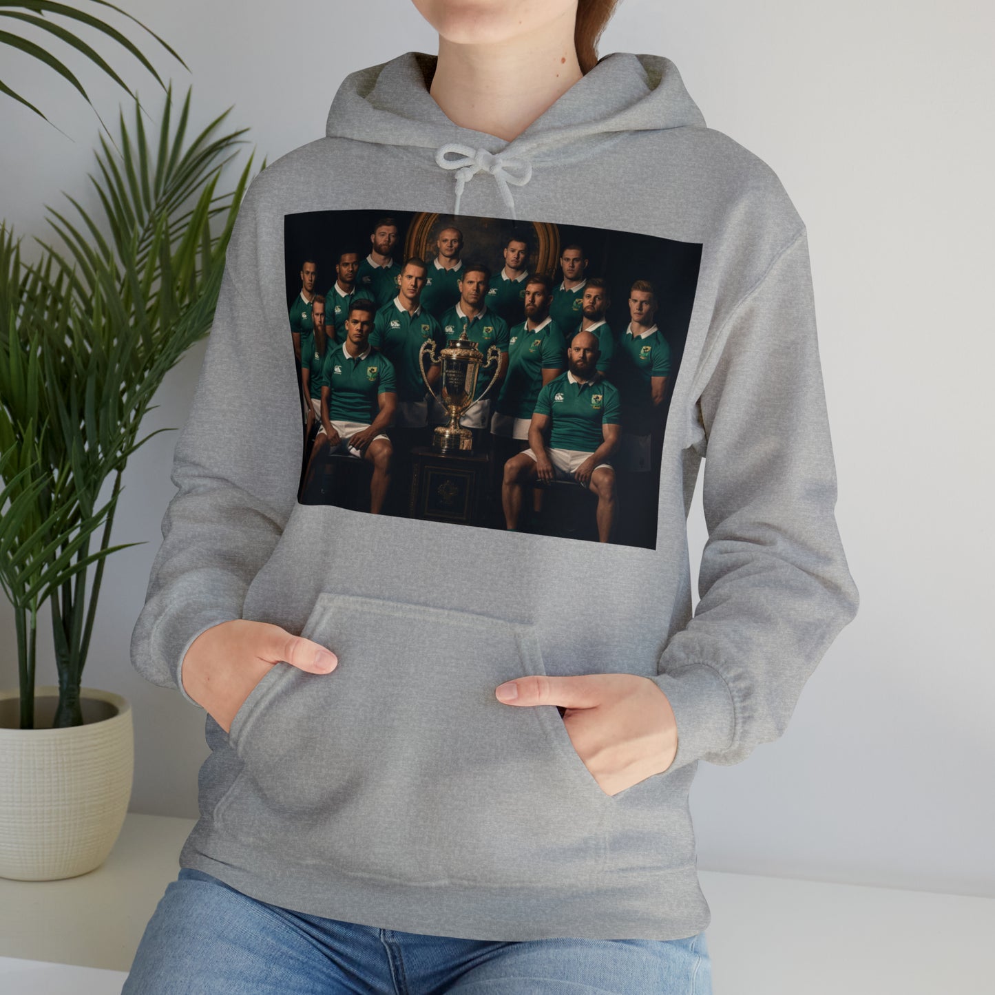 Ireland World Cup photoshoot - light hoodies
