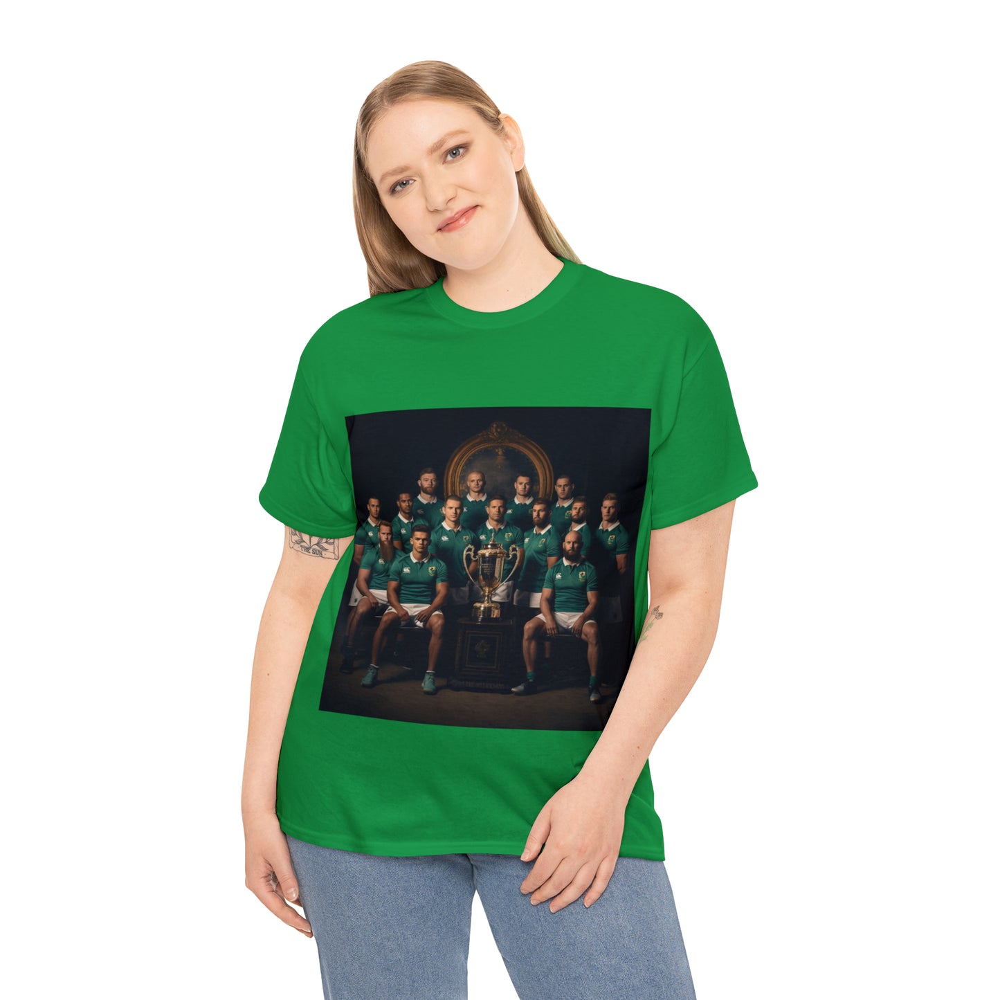 Ireland World Cup photoshoot - dark shirts
