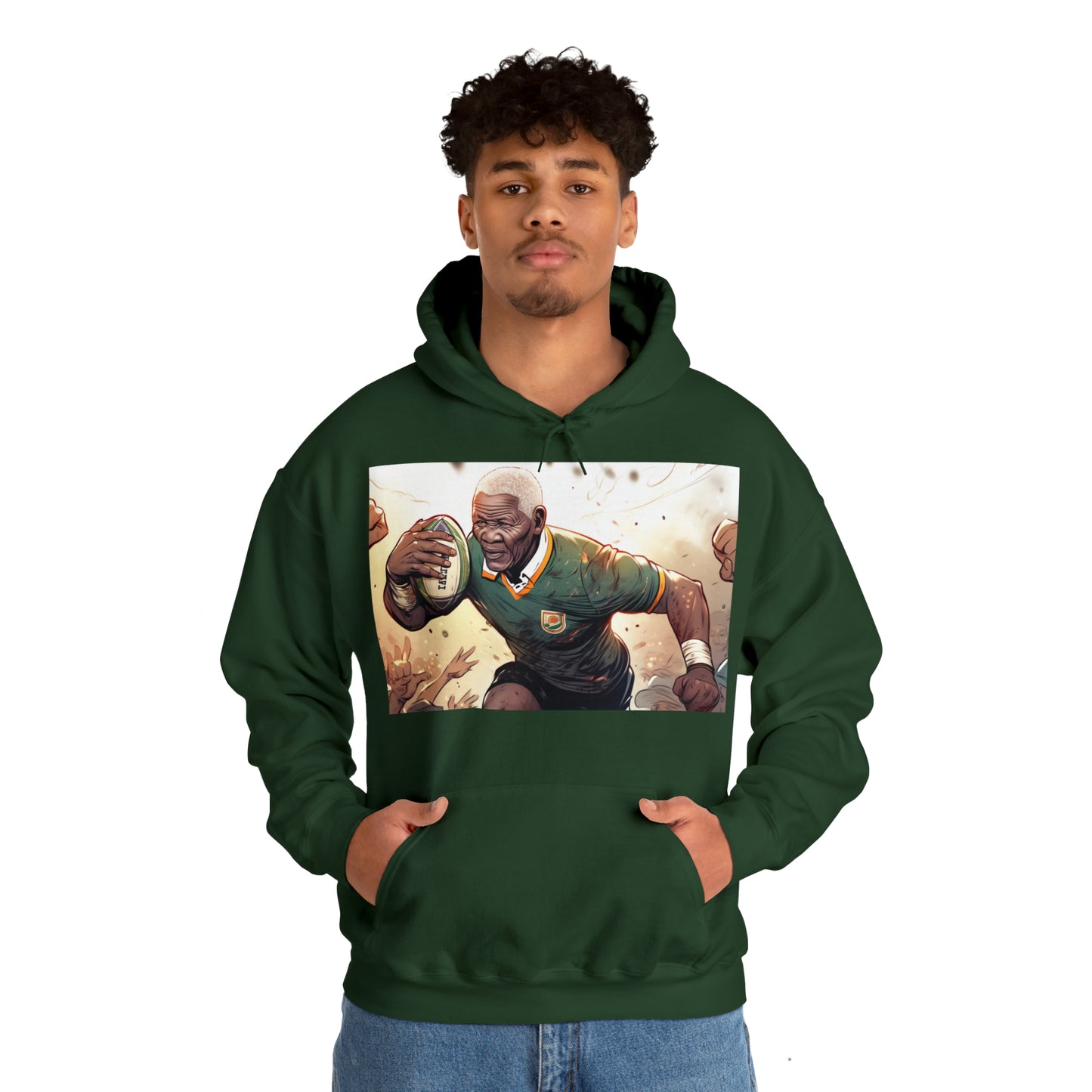 Rugby Mandela - dark hoodies