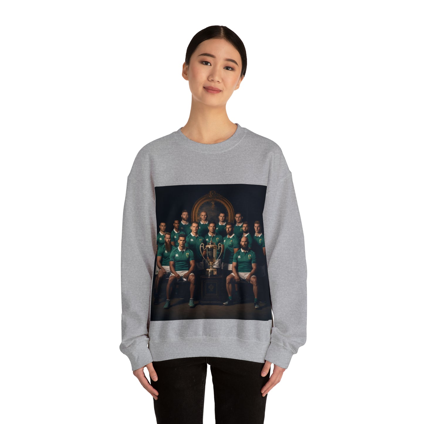 Ireland World Cup photoshoot - light sweatshirts