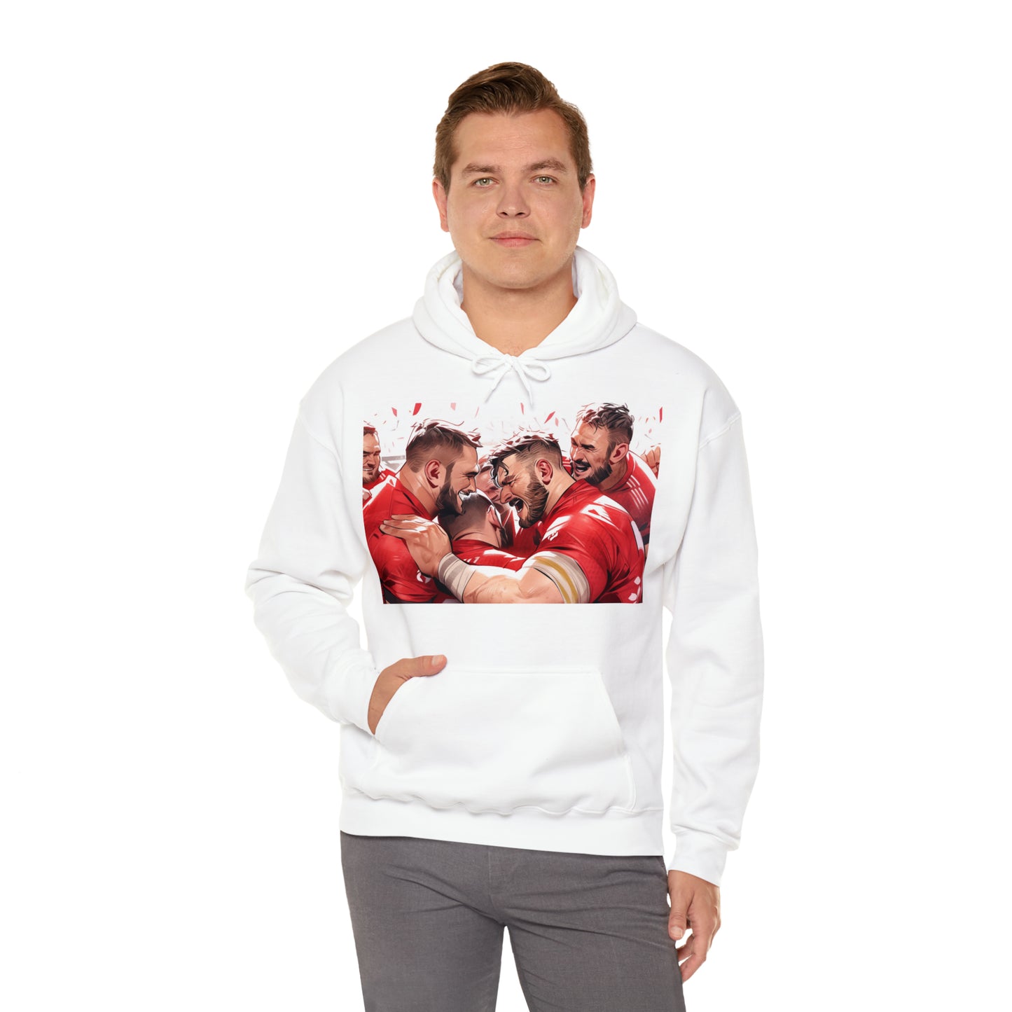 Post Match Wales - light hoodies