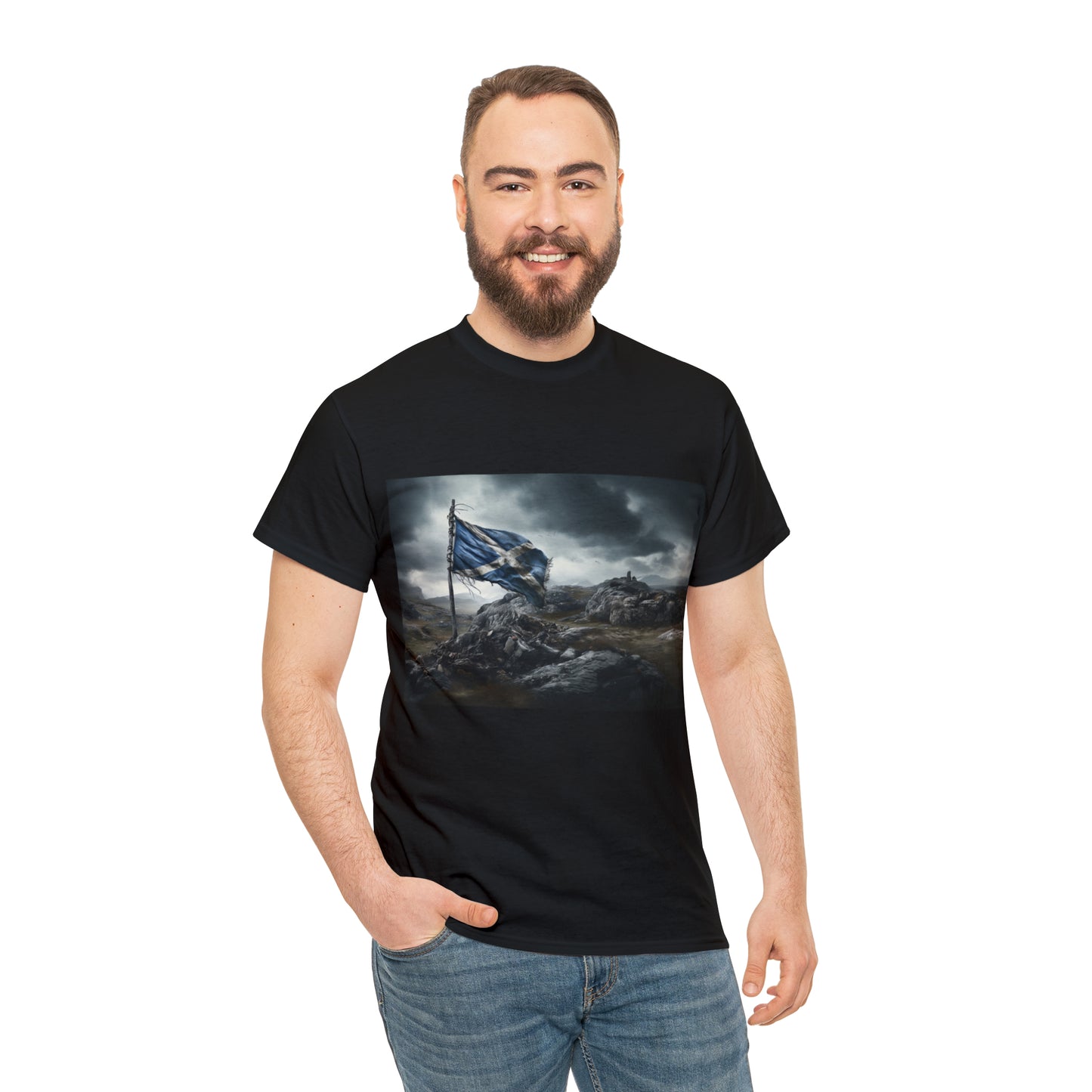 Scottish Flag - dark shirts