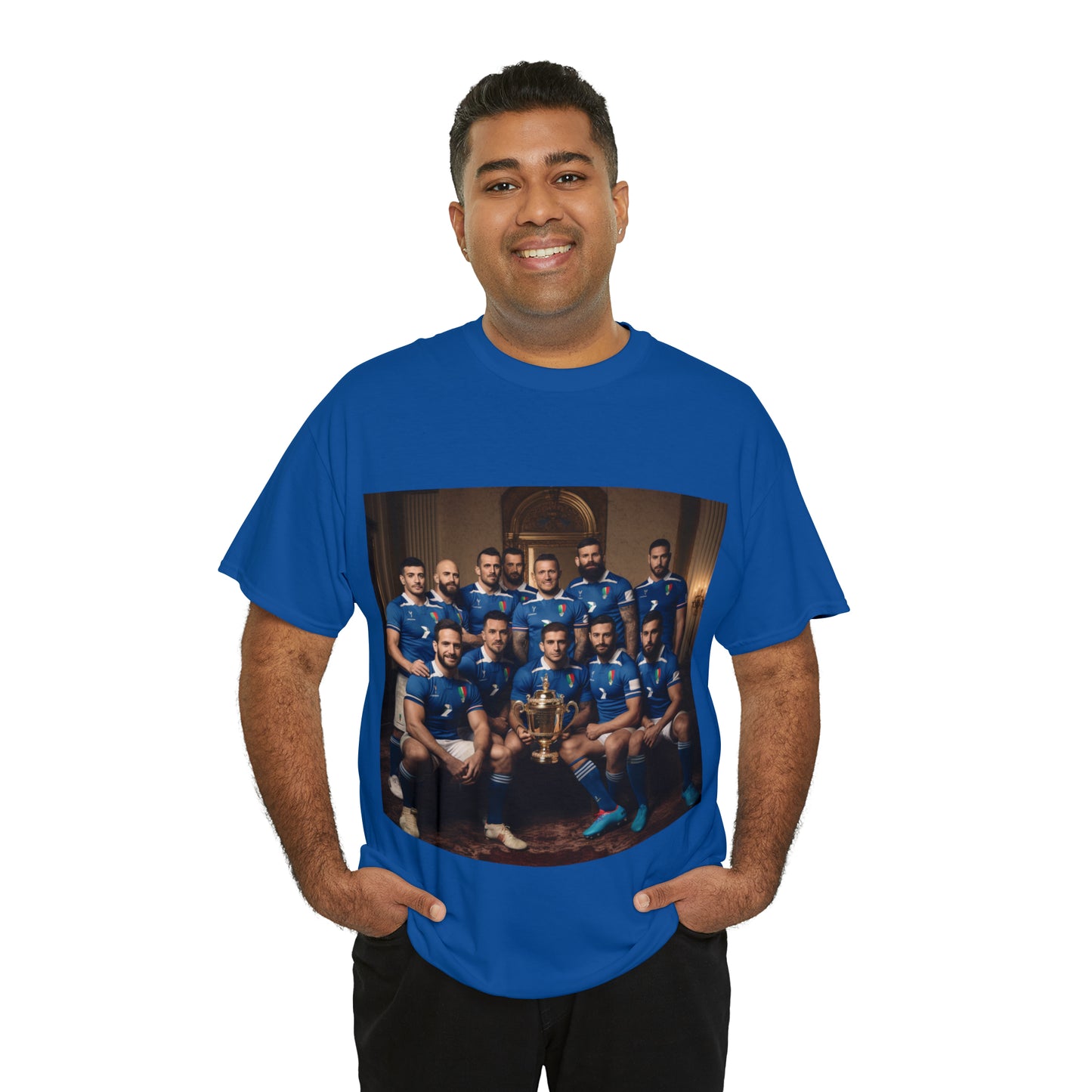 Italy World Cup photoshoot - dark shirts