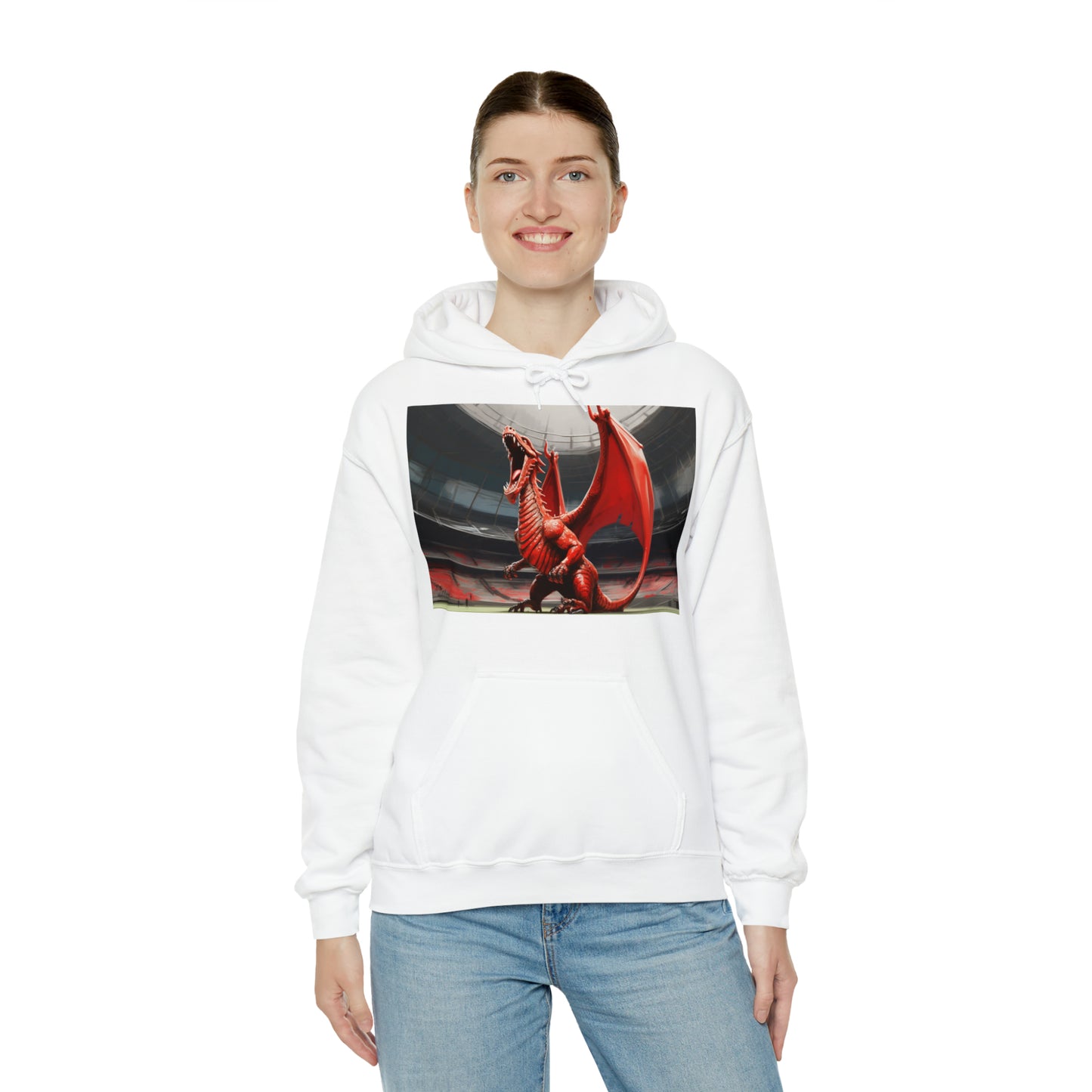 Welsh Dragon 2 - light hoodies