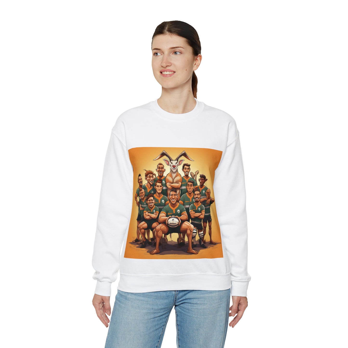 Springboks Team Photo - light sweatshirt