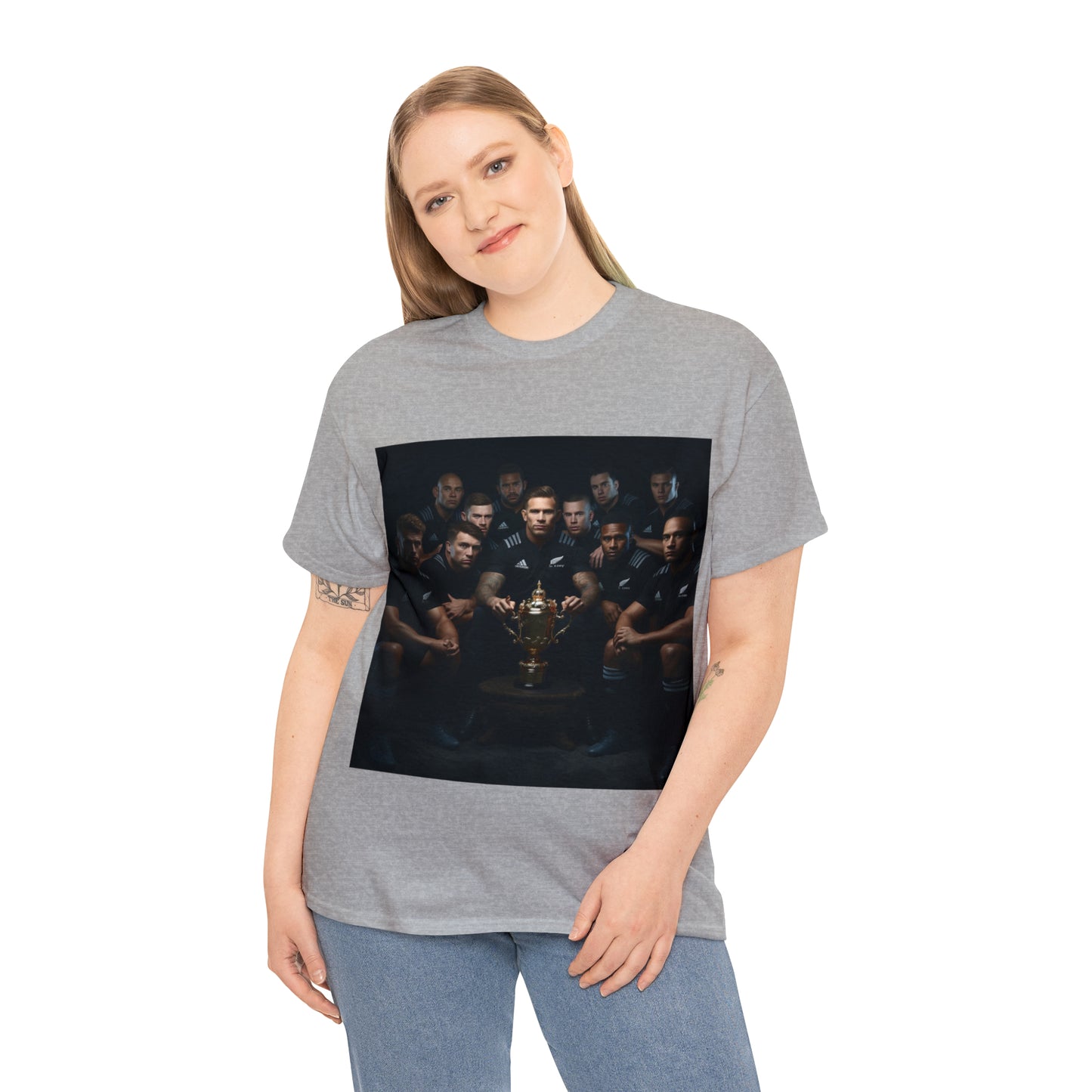 All Blacks Winners Photoshoot - light shirts