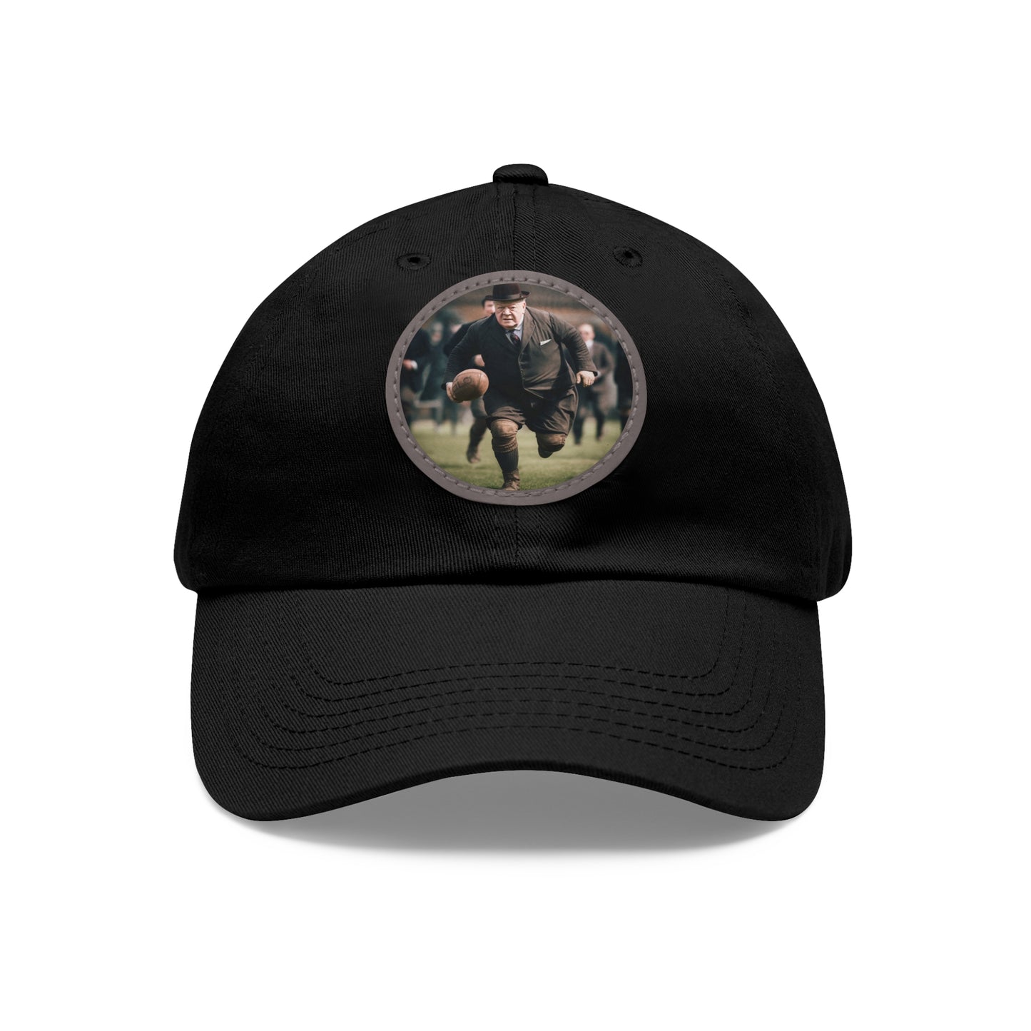 Winston Churchill Round Patch hat