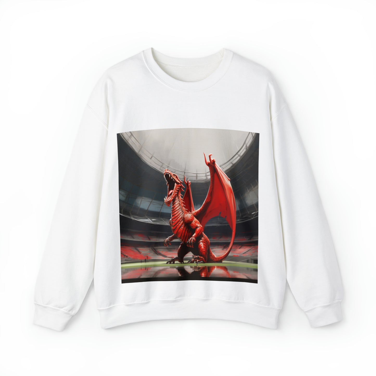 Welsh Dragon 2 - light sweatshirts