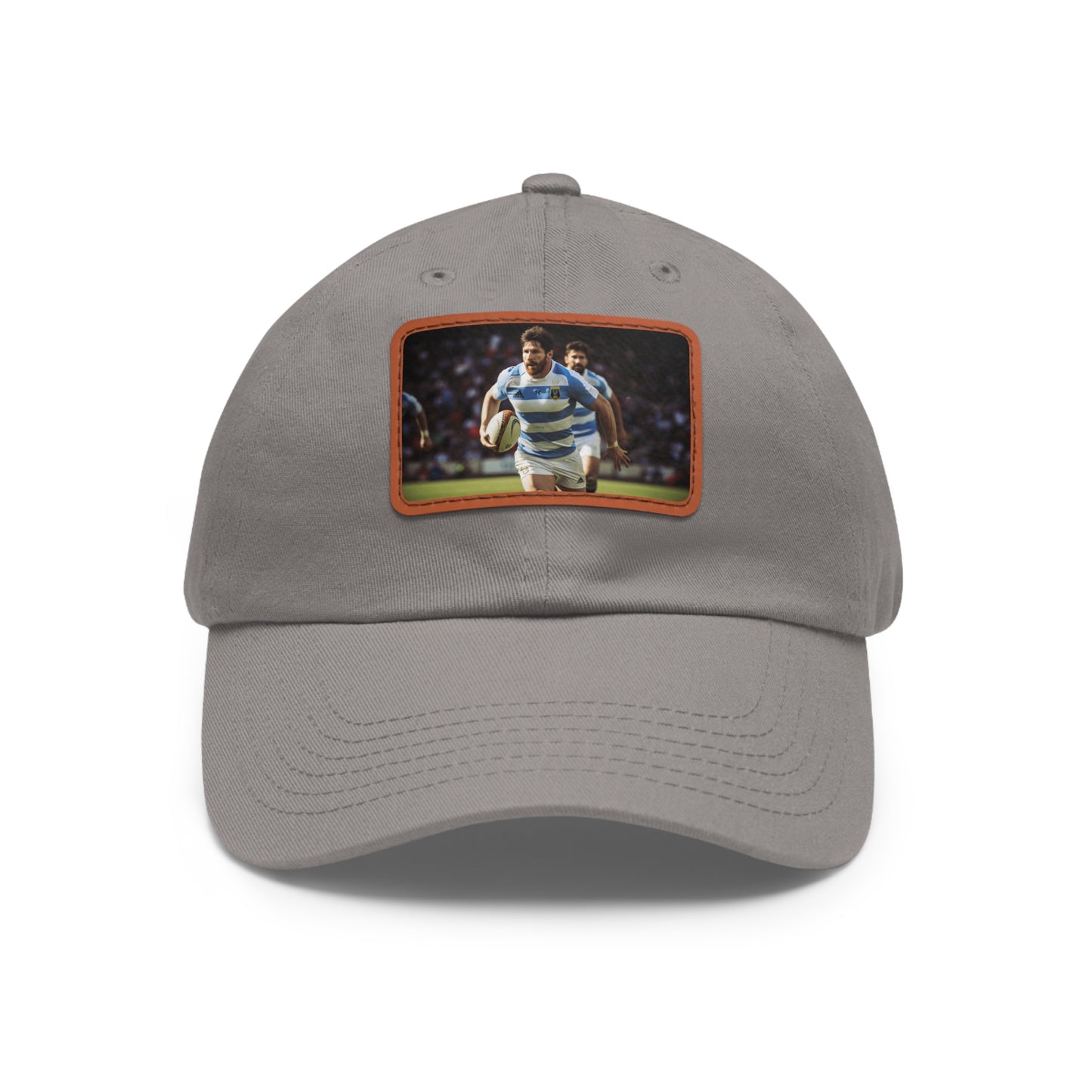Rugby Messi Rectangle Leather Patch Hat