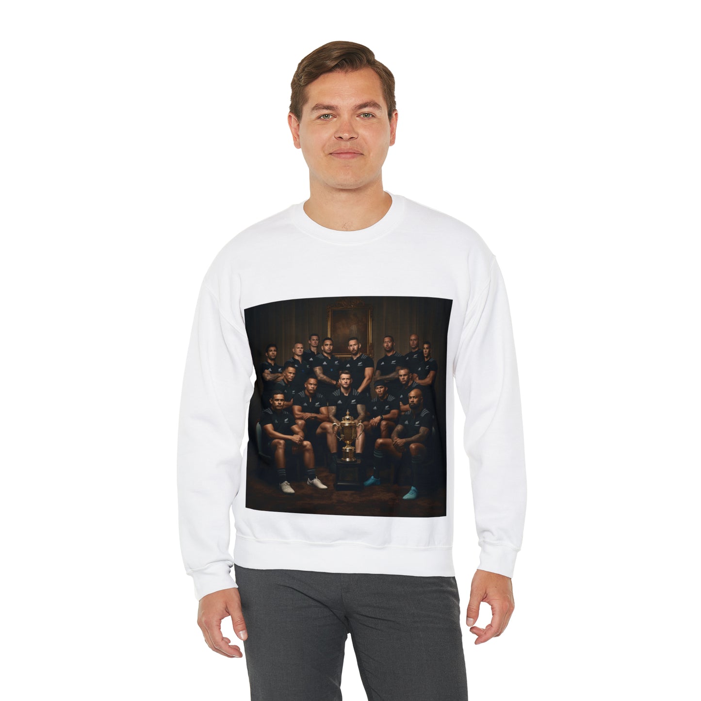 All Blacks with Web Ellis Cup - light sweatshirts