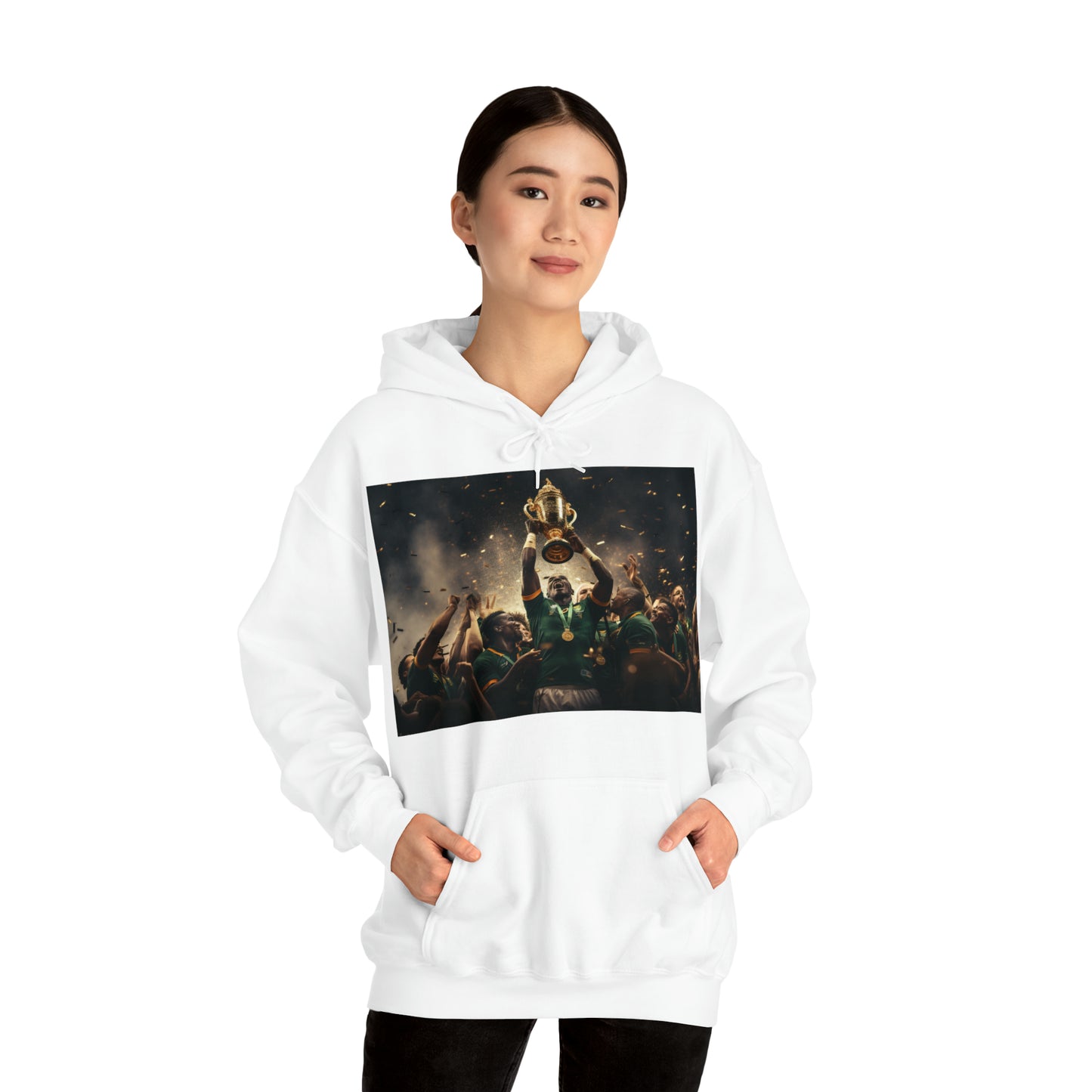 Springboks lifting RWC - light hoodies
