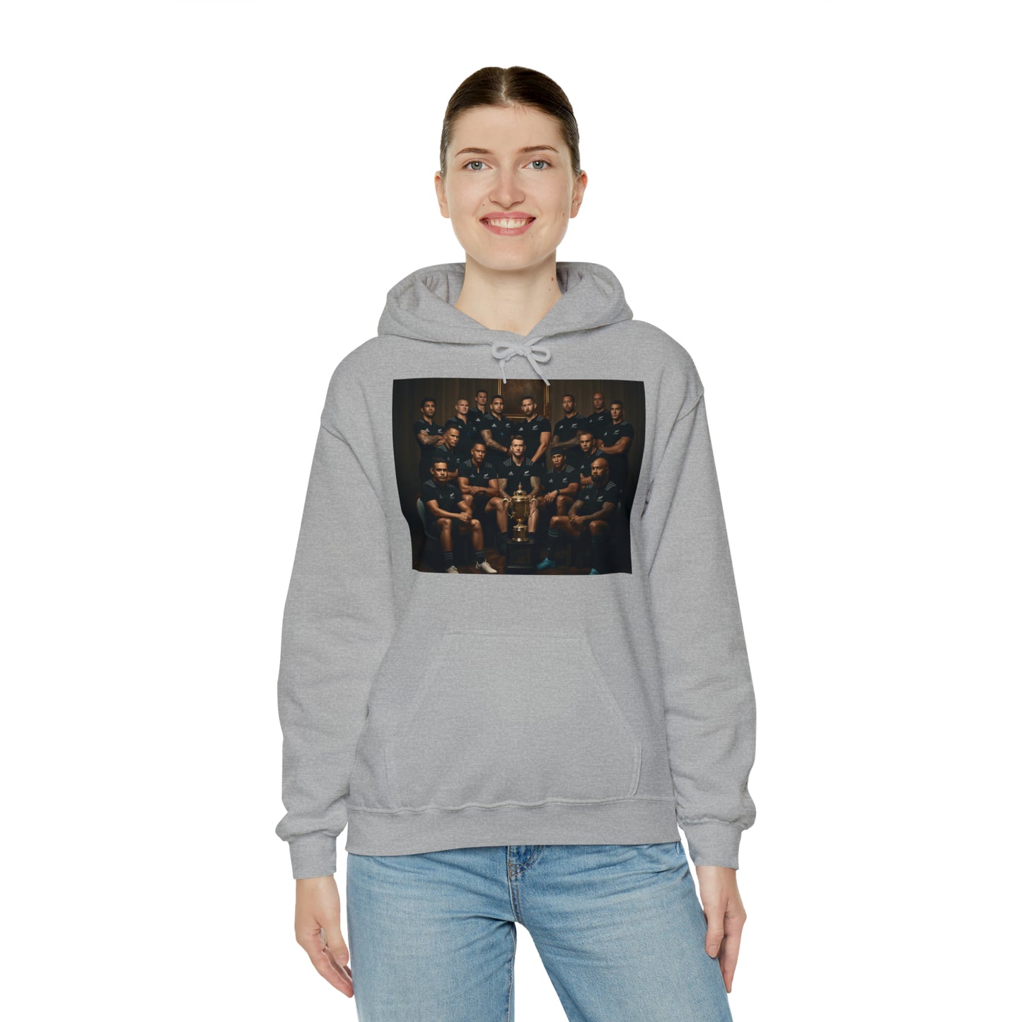 All Blacks with Web Ellis Cup - light hoodies