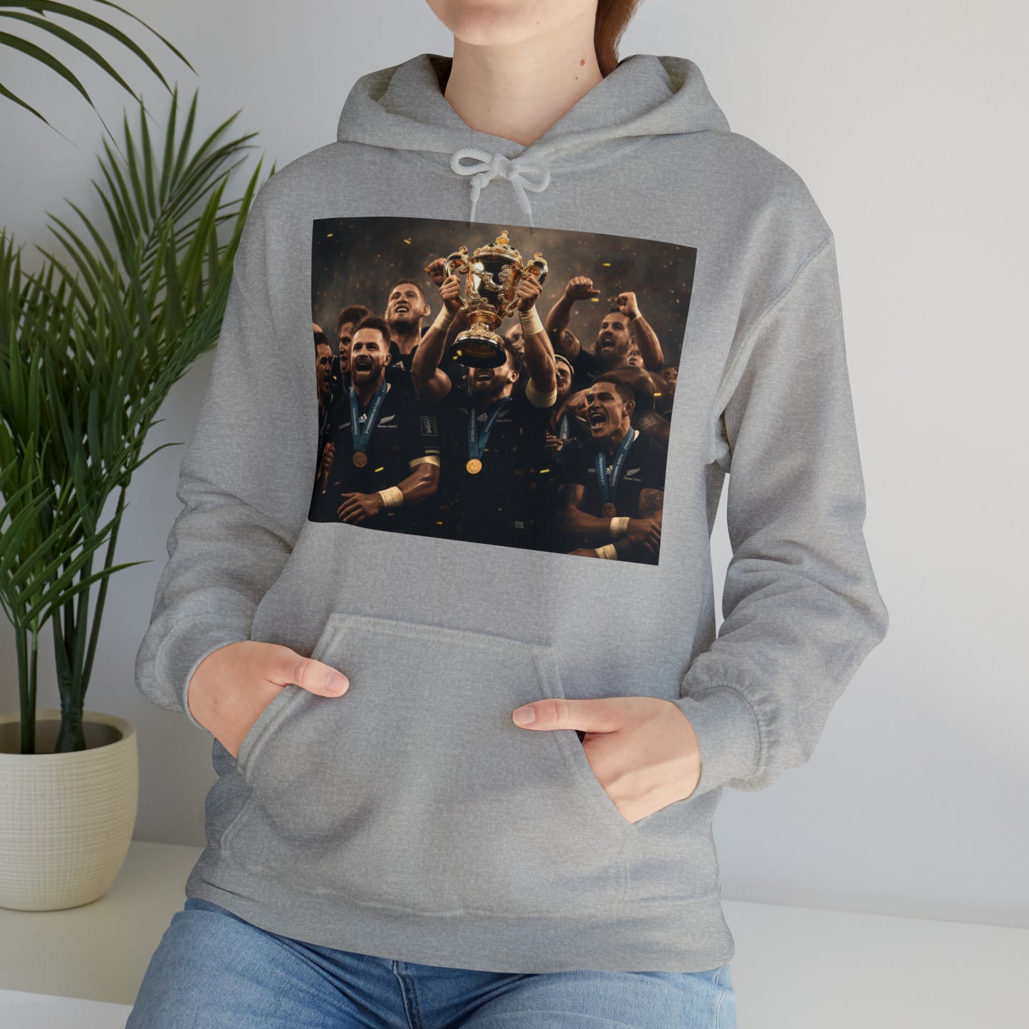 All Blacks World Cup Winners - light hoodies