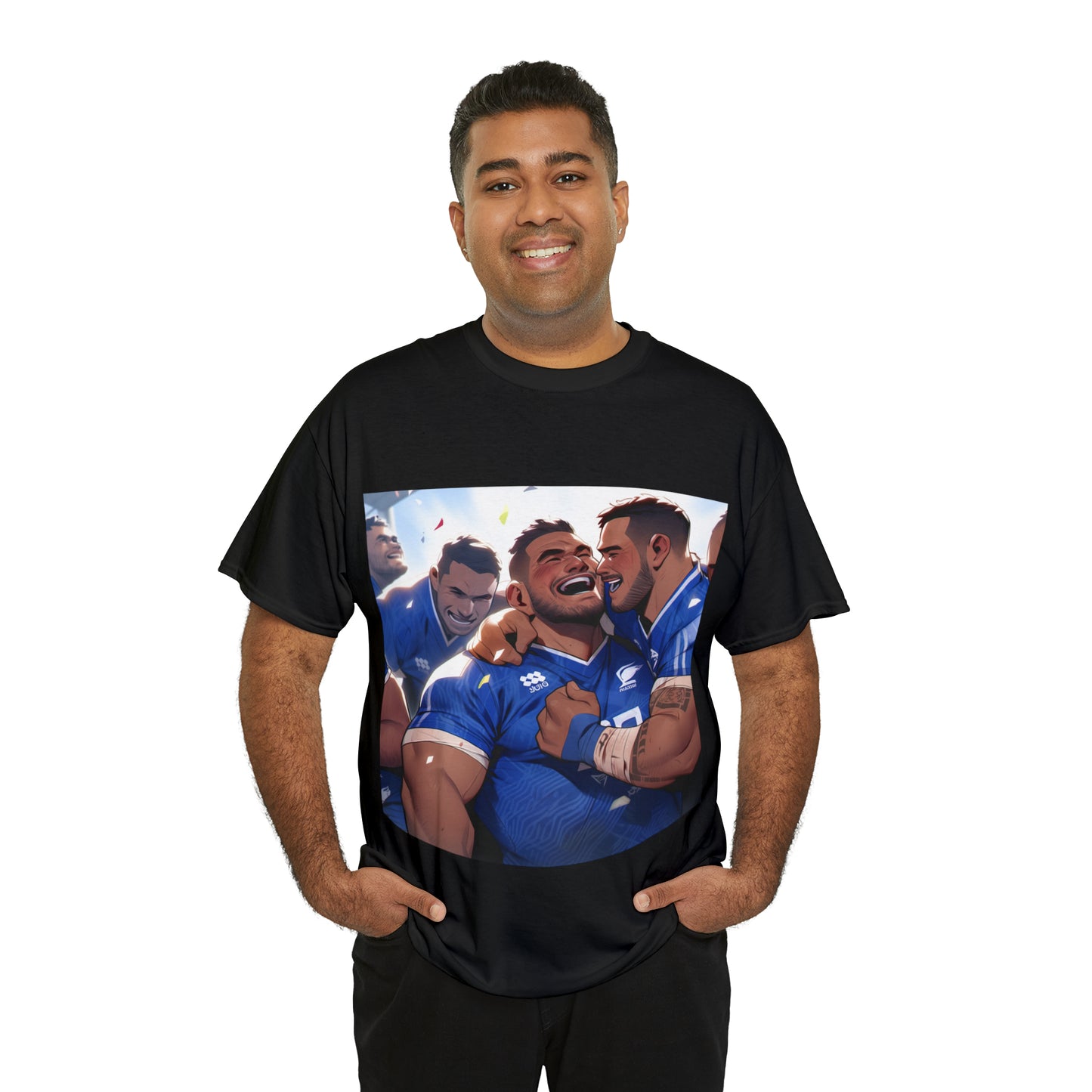 Post Match Samoa - dark shirts
