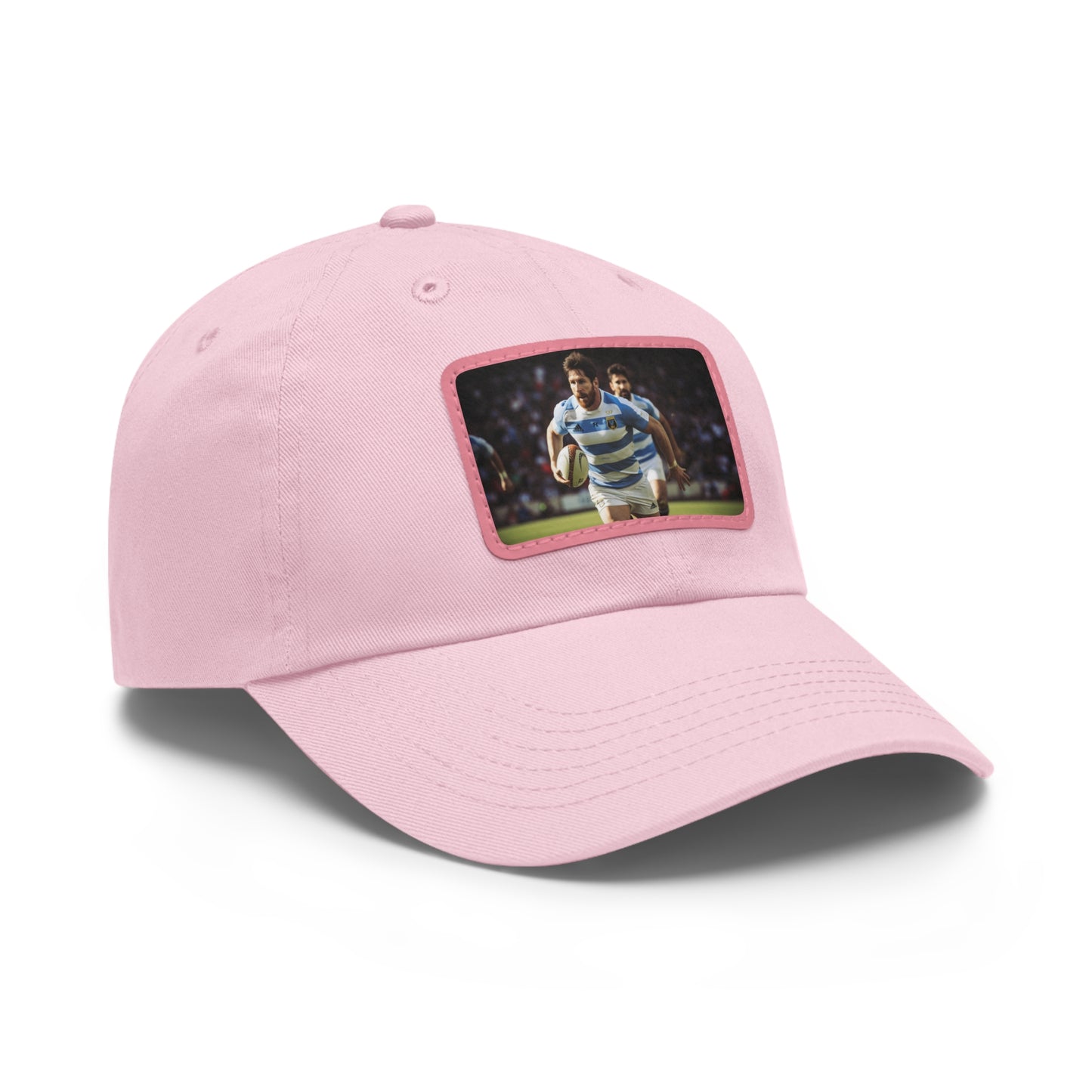 Rugby Messi Rectangle Leather Patch Hat