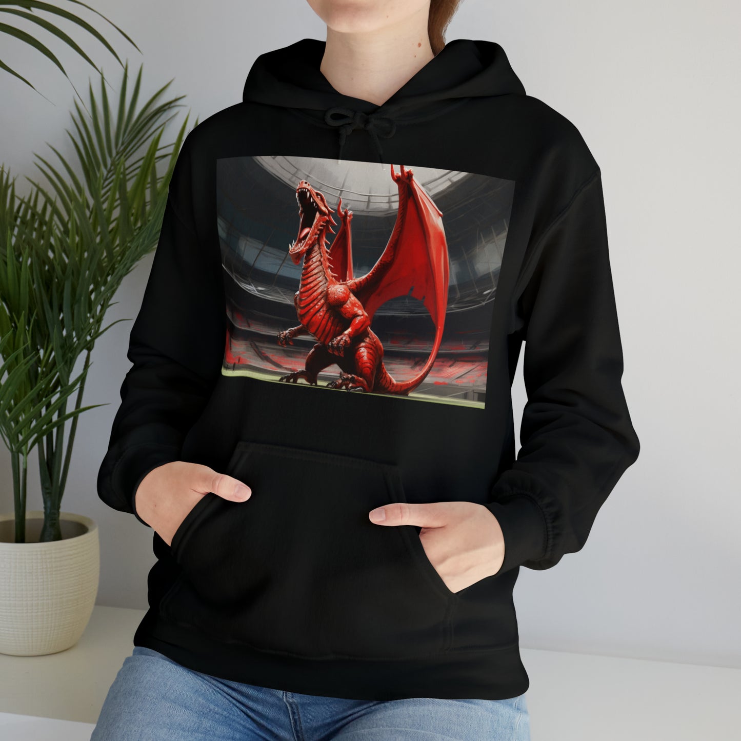 Welsh Dragon 2 - dark hoodies