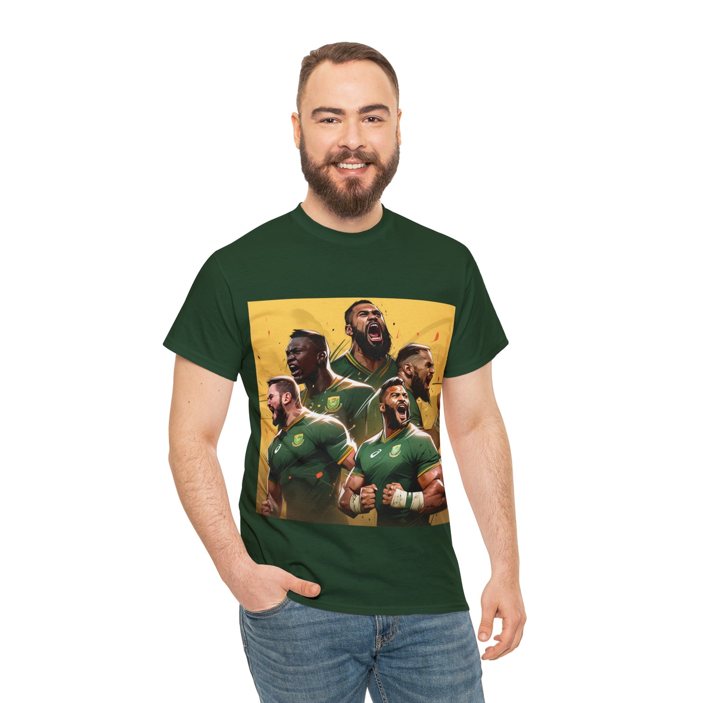 Springboks Celebrating - dark shirts