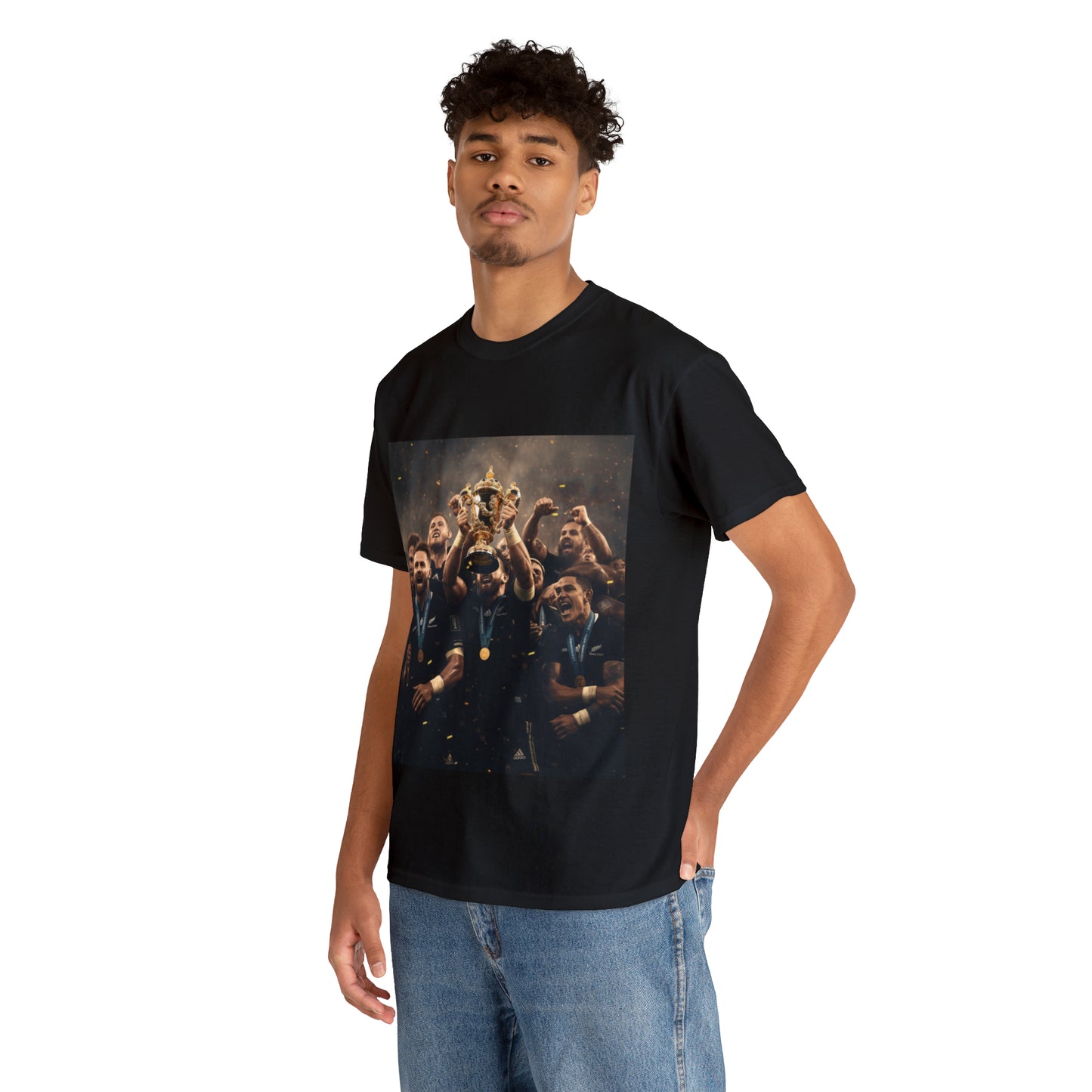 All Blacks World Cup Winners - black shirt