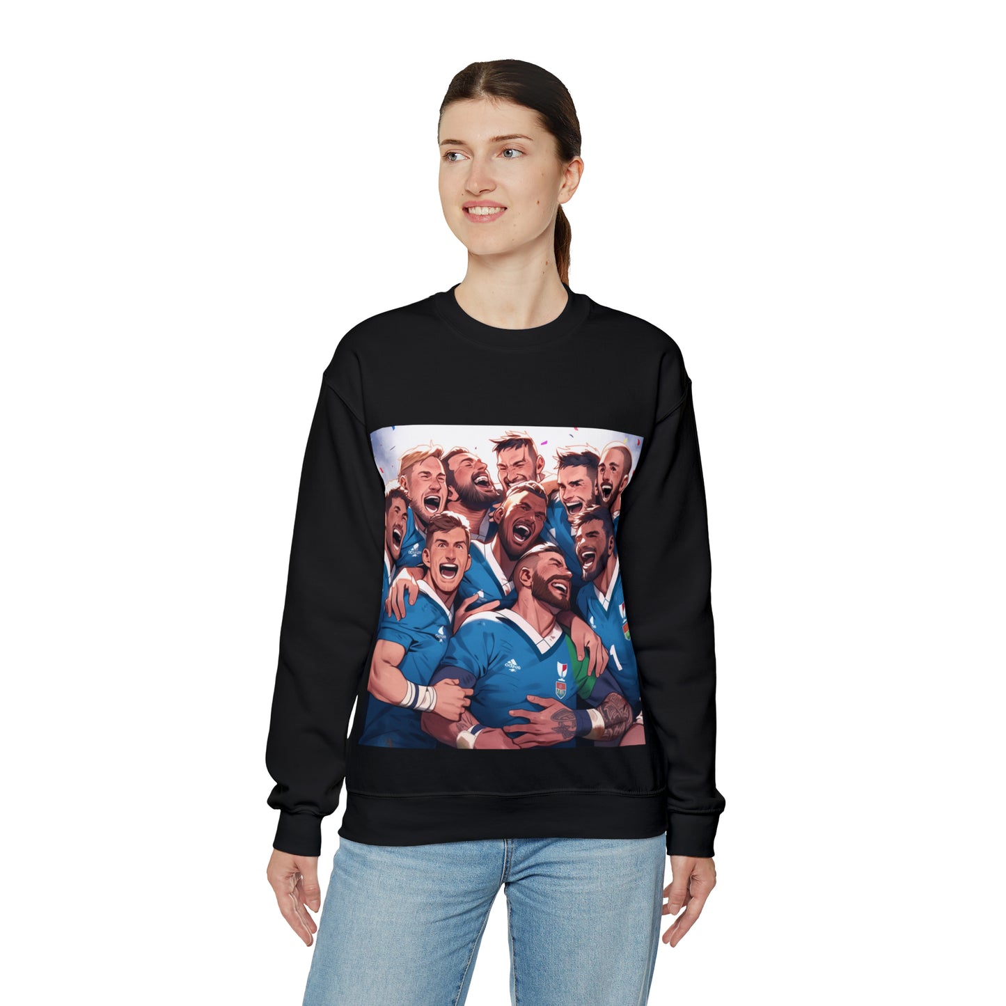 Italy Celebrating - black sweatshirt