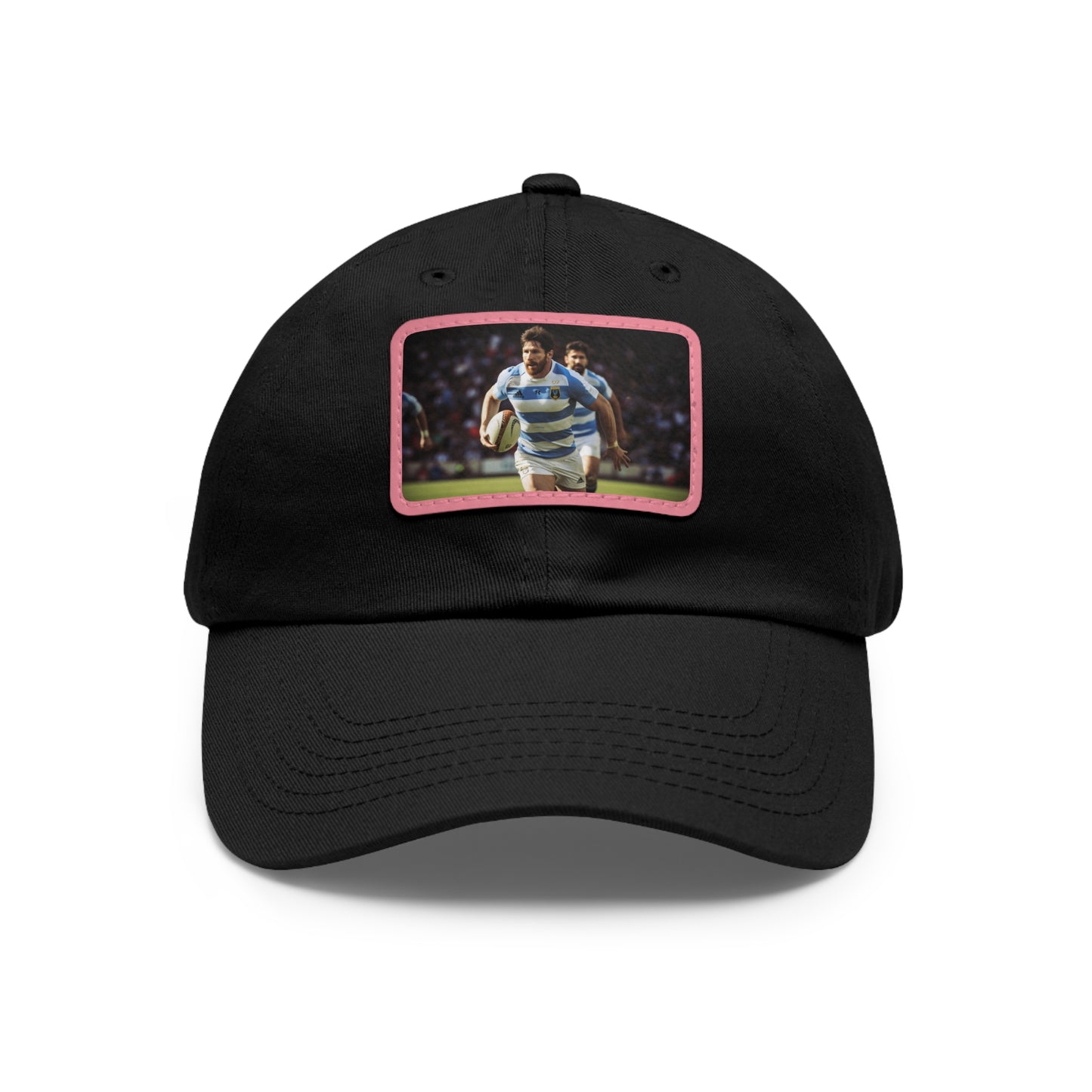 Rugby Messi Rectangle Leather Patch Hat