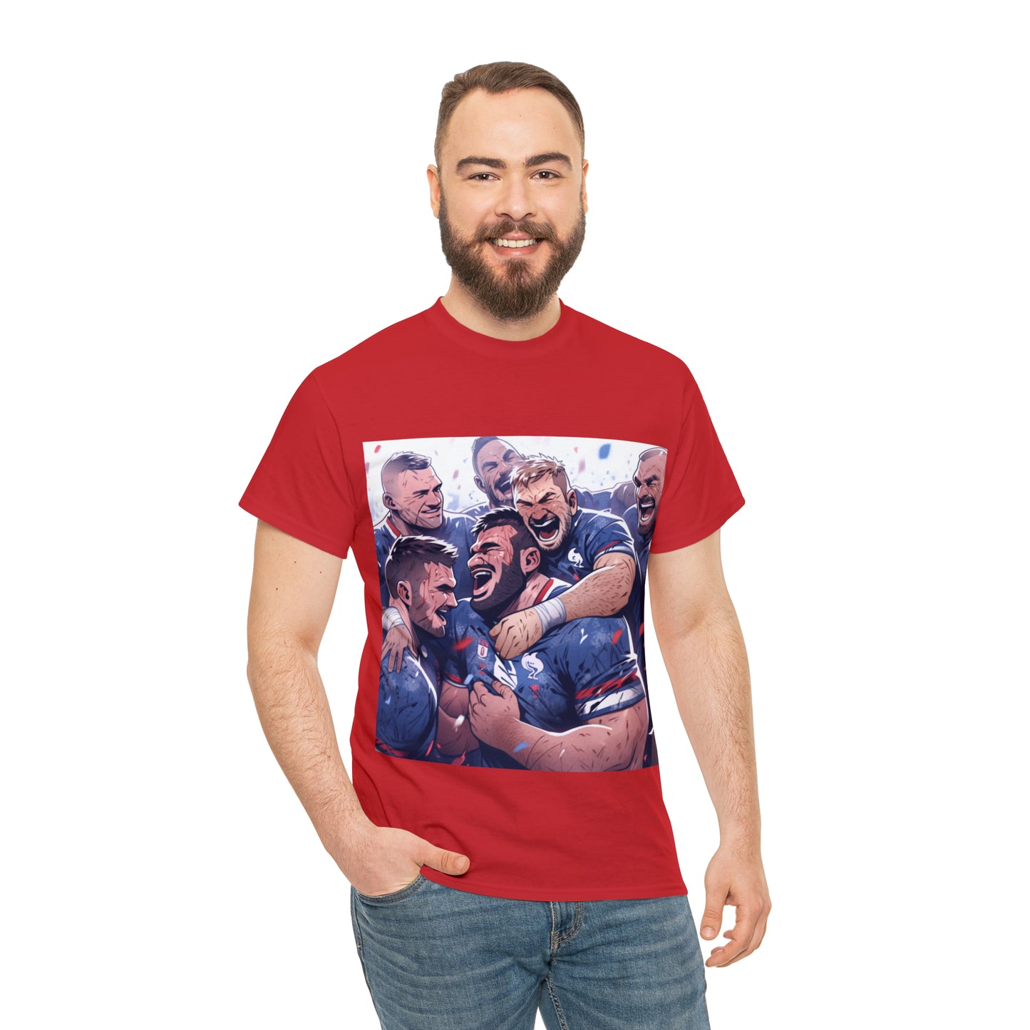 Post Match France - dark shirts