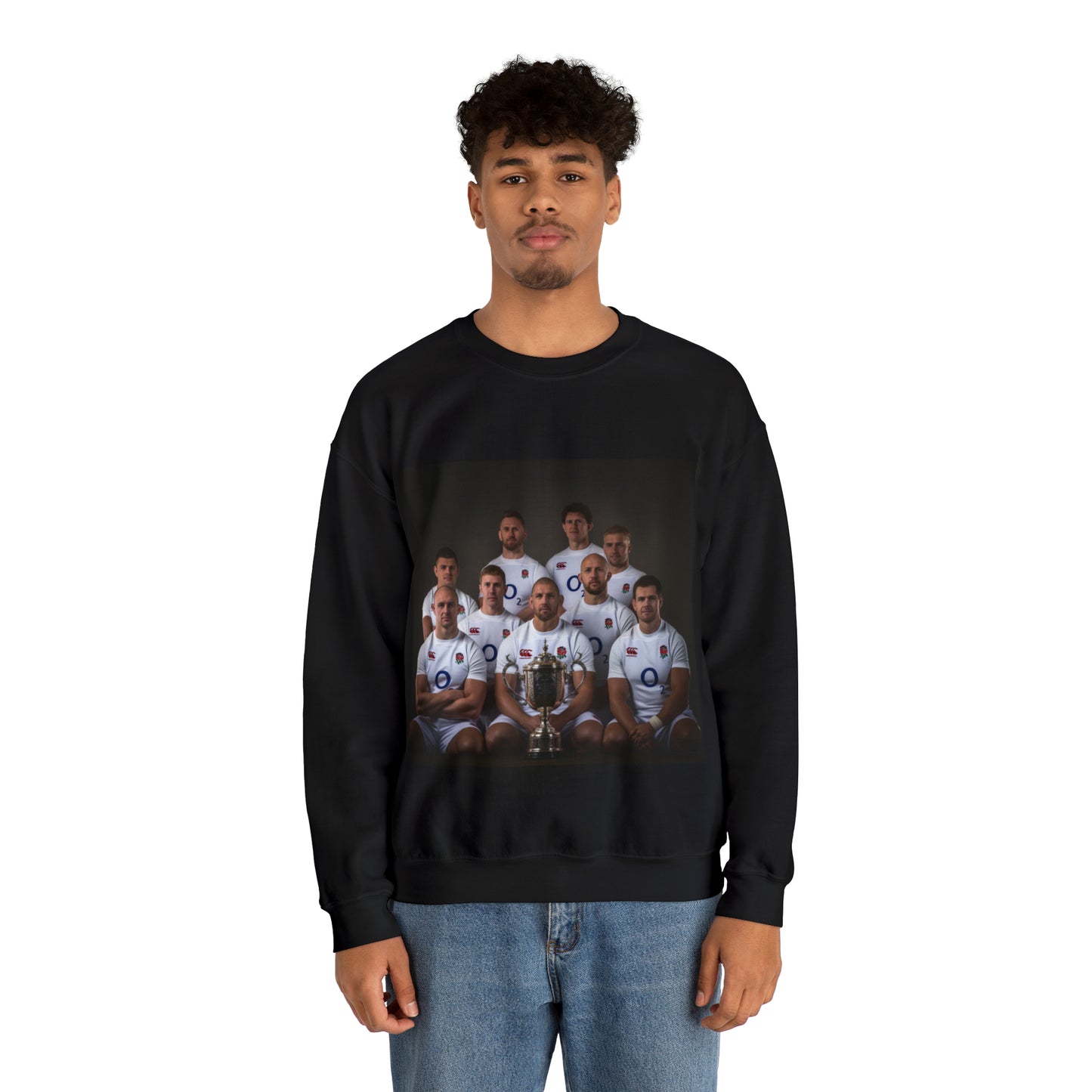 England World Cup Photoshoot - black sweatshirt