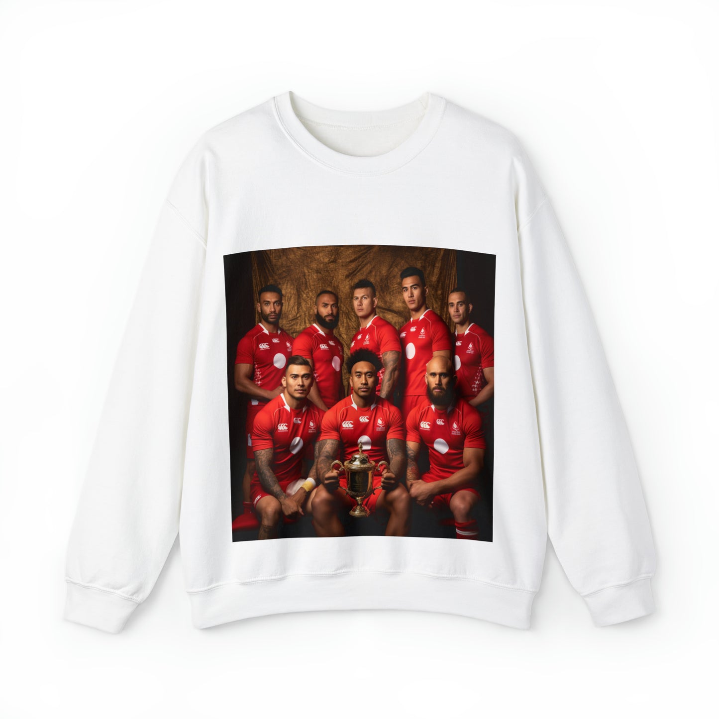 Tonga RWC photoshoot - light sweatshirts