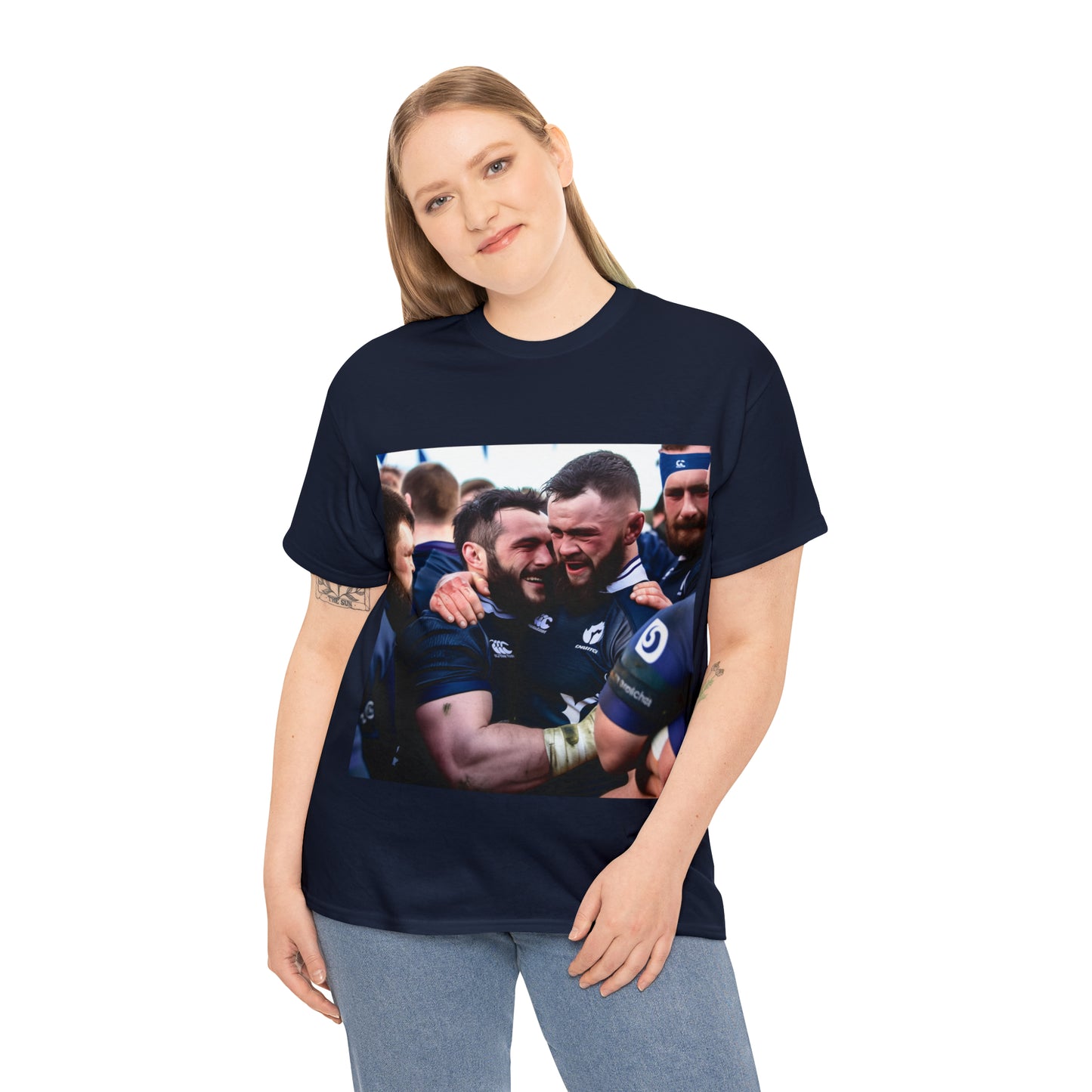 Post Match Scotland - dark shirts